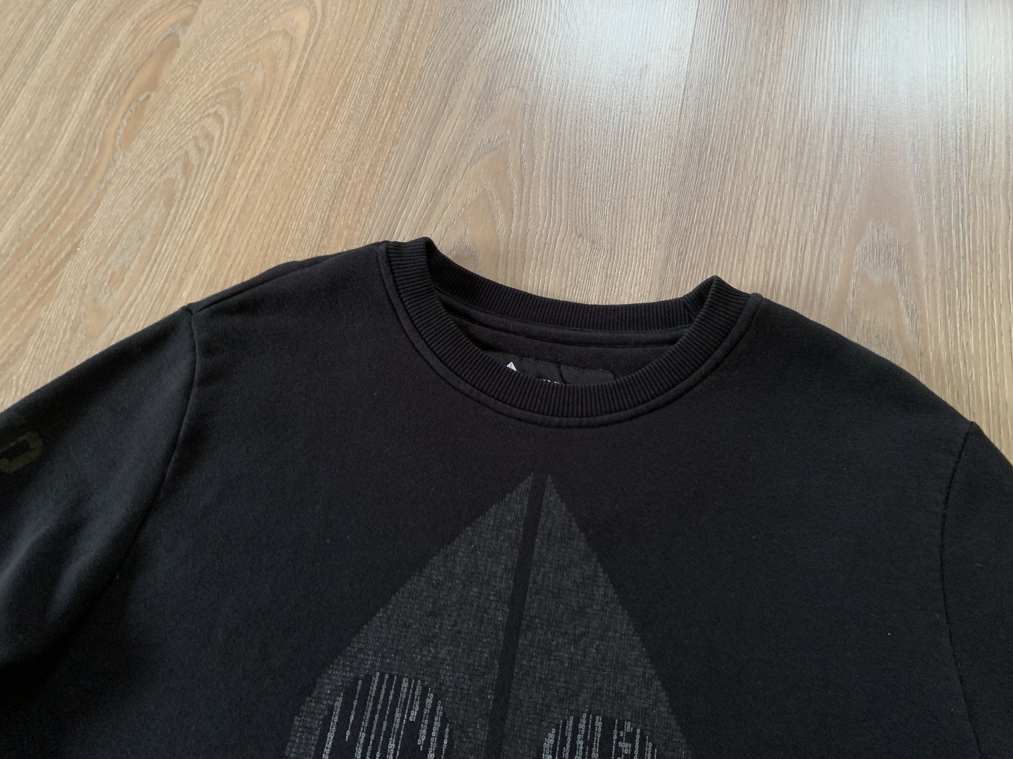 Moose Knuckles Moose Knuckles Denison Black Printed Cotton Sweatshirt Size US L / EU 52-54 / 3 - 4 Thumbnail