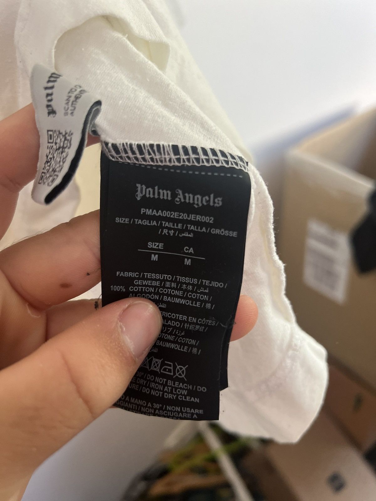 Palm Angels Palm Angels Blank classic Logo TEE Size US L / EU 52-54 / 3 - 9 Thumbnail