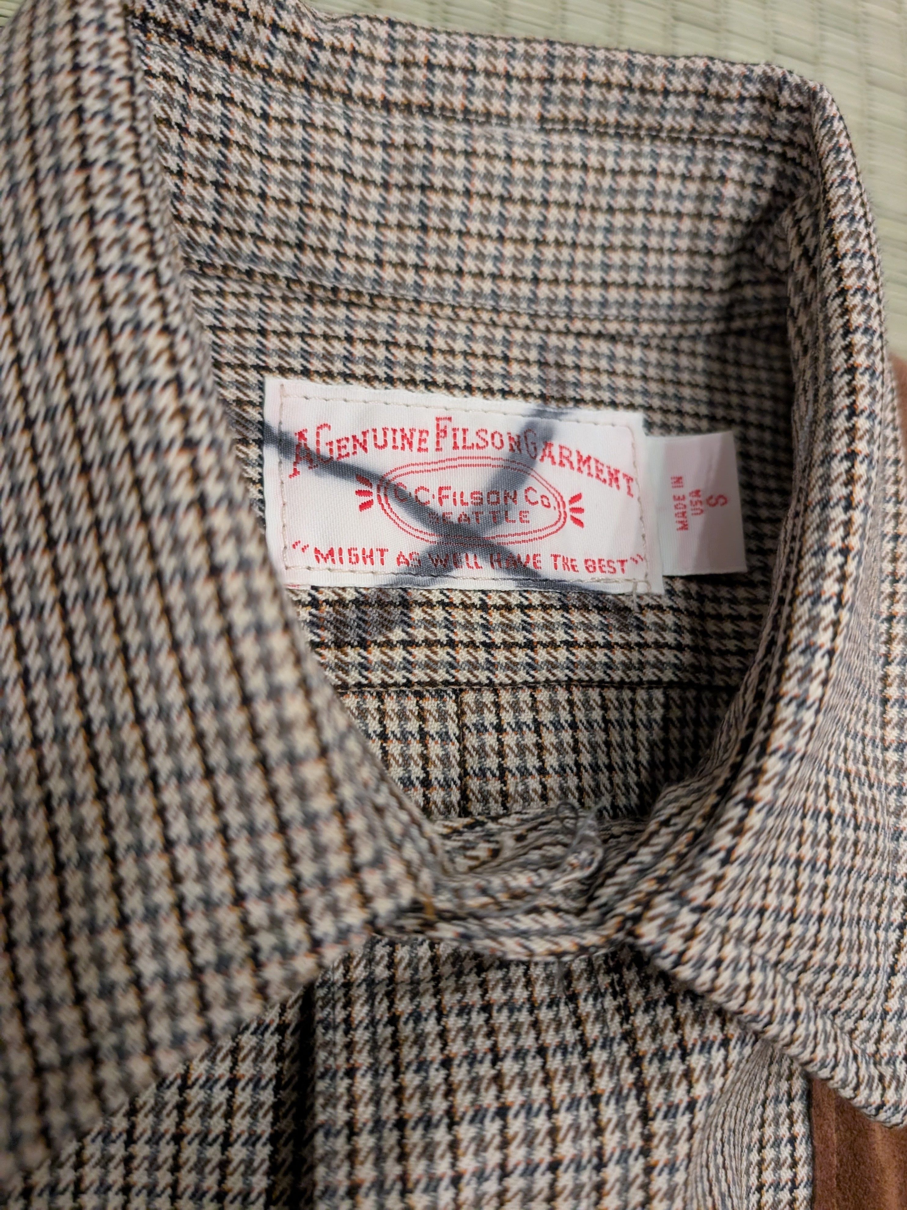 Filson RARE Filson Wool Shooting Shirt Suede Shoulder Patches Size US S / EU 44-46 / 1 - 3 Thumbnail