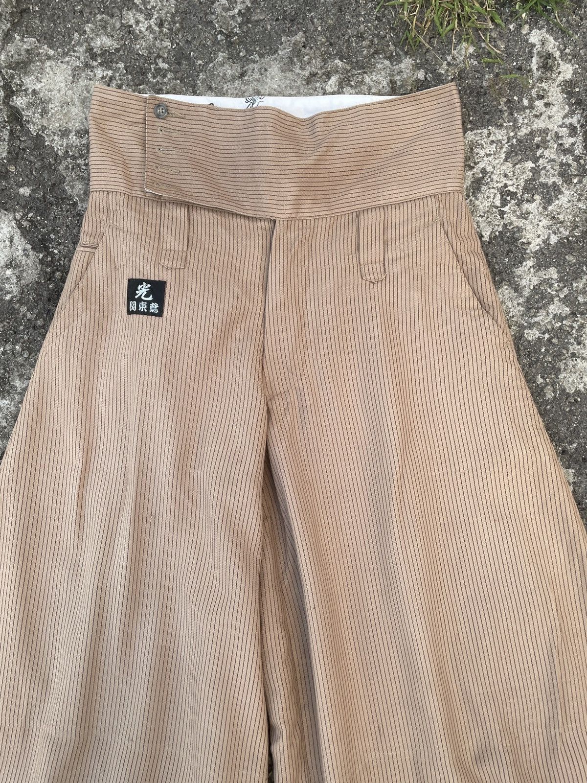 Japanese Brand Vintage Workwear Balloons Nikku-Poka Tobi Pants Hickory Size US 32 / EU 48 - 2 Thumbnail