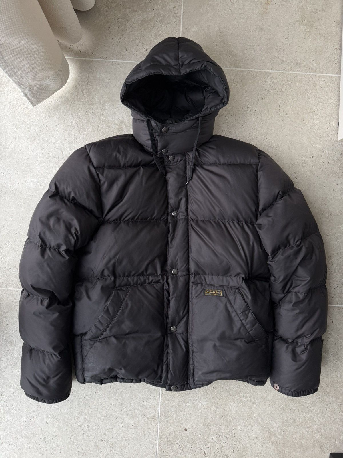 Polo Ralph Lauren Vintage 90’s Polo Ralph Lauren Puffer Jacket With Hood Size US S / EU 44-46 / 1 - 1 Thumbnail