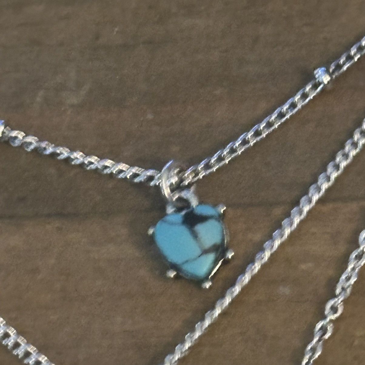 Other Silver tone multi layered pendant necklace Size ONE SIZE - 4 Thumbnail