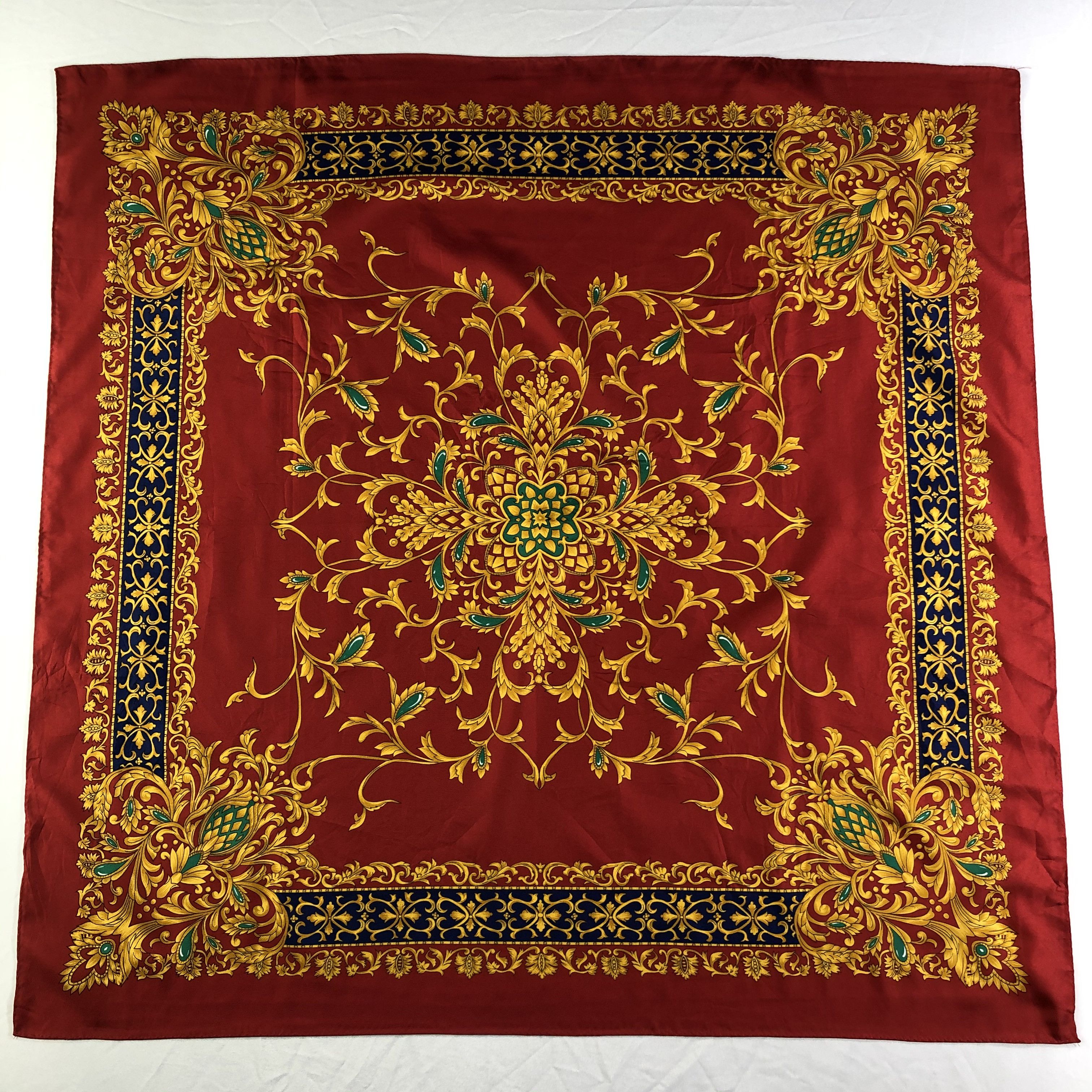 Vintage Vintage Silk Scarf Size ONE SIZE - 2 Thumbnail