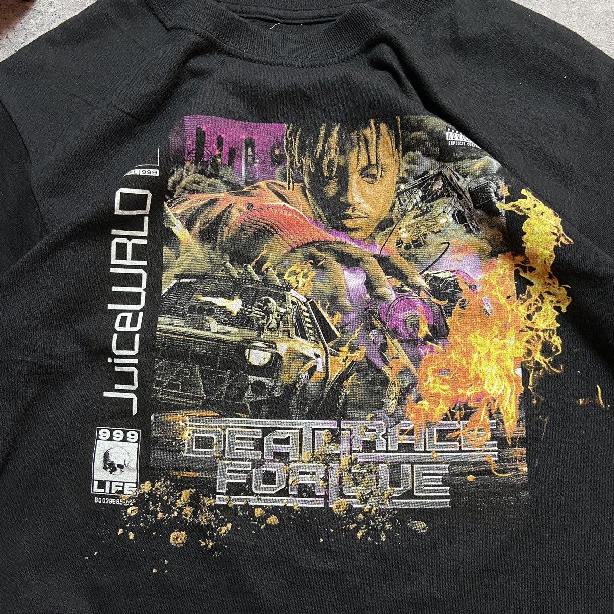 999 Club × Rap Tees 📌 Juice Wrld Death Race 999 club T-Shirt Size US S / EU 44-46 / 1 - 2 Thumbnail