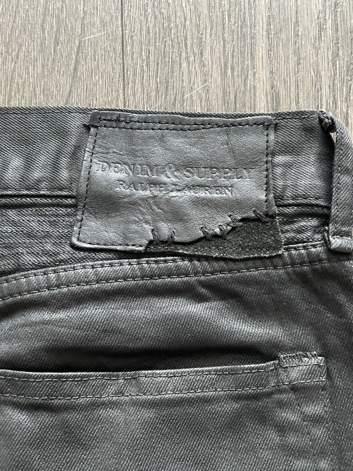 Denim & Supply Ralph Lauren Waxed D&S biker denim Size US 32 / EU 48 - 5 Thumbnail