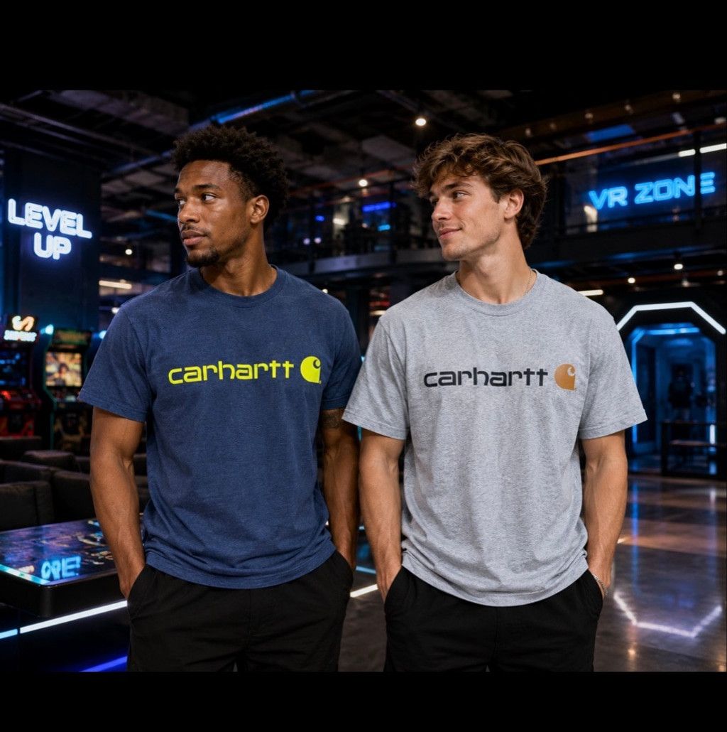 Carhartt Men's bundle Carhartt Short Sleeve Tee S Blue and gray Size US S / EU 44-46 / 1 - 1 Thumbnail