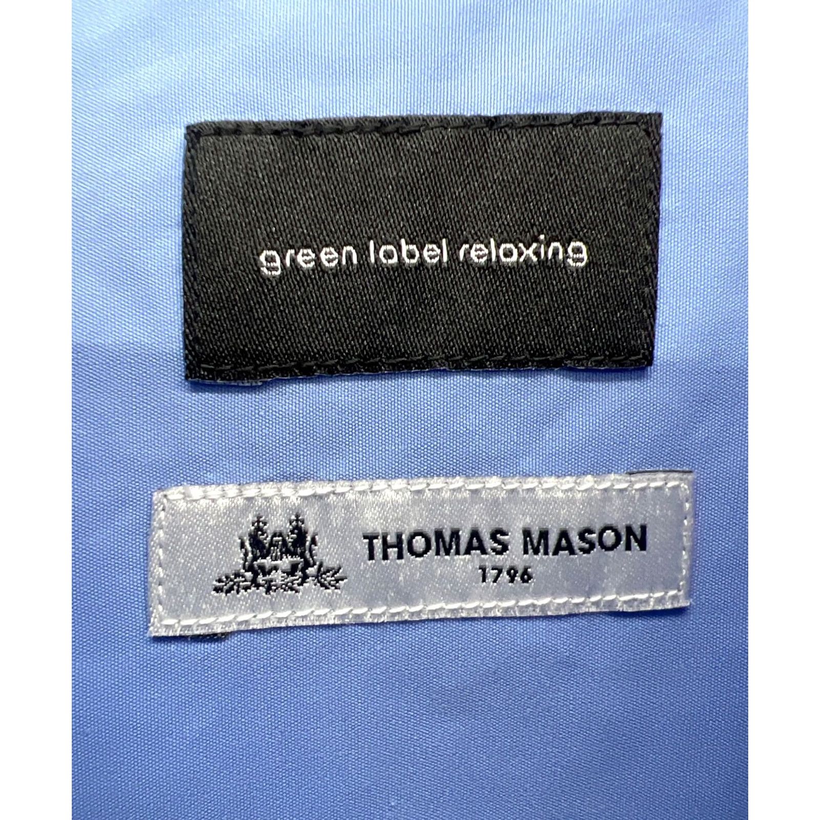 green label relaxing × THOMAS MASON Short-sleeved shirt Men L Blue