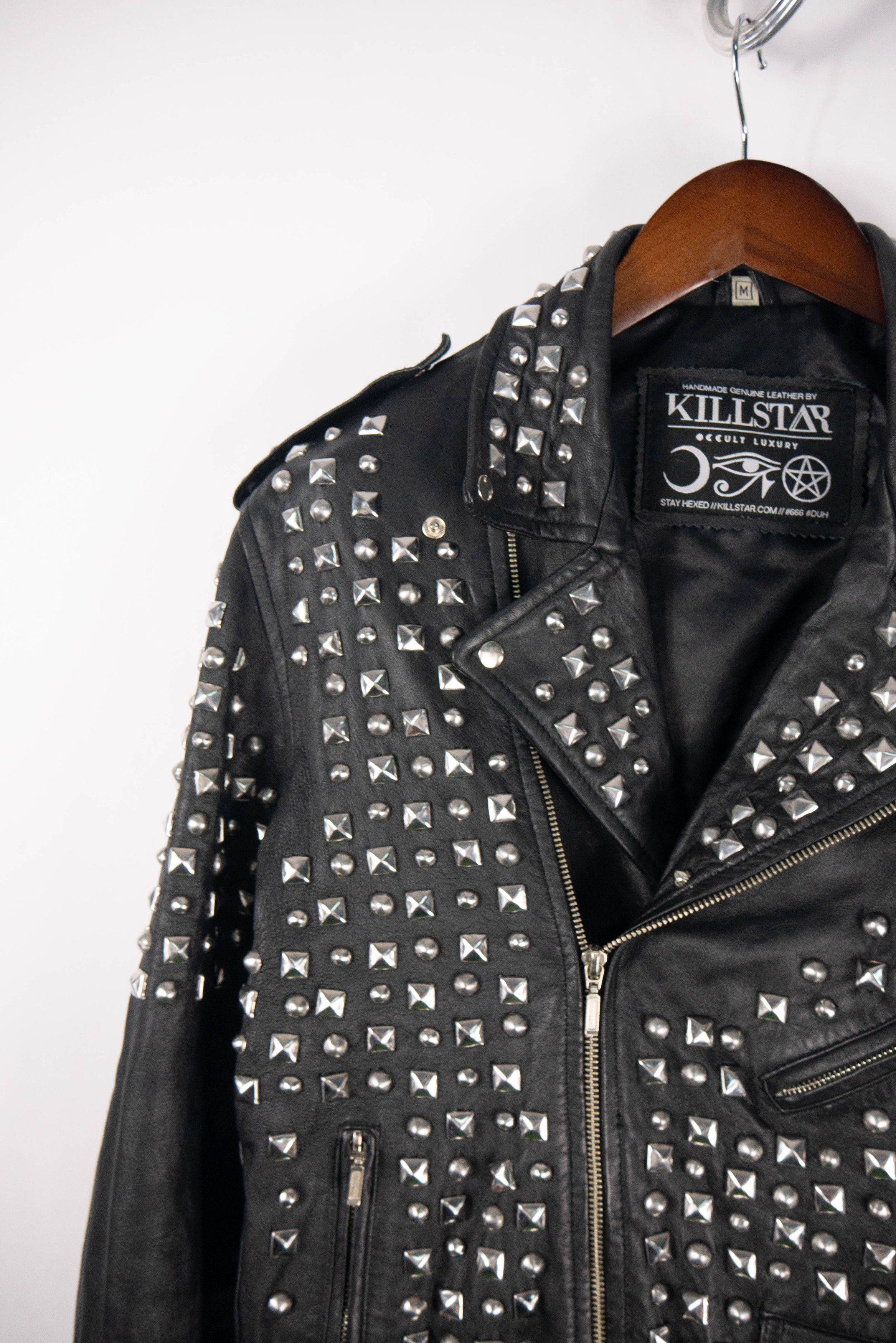 Genuine Leather × Japanese Brand Studded leather biker jacket vintage punk rock and roll Size US M / EU 48-50 / 2 - 3 Thumbnail