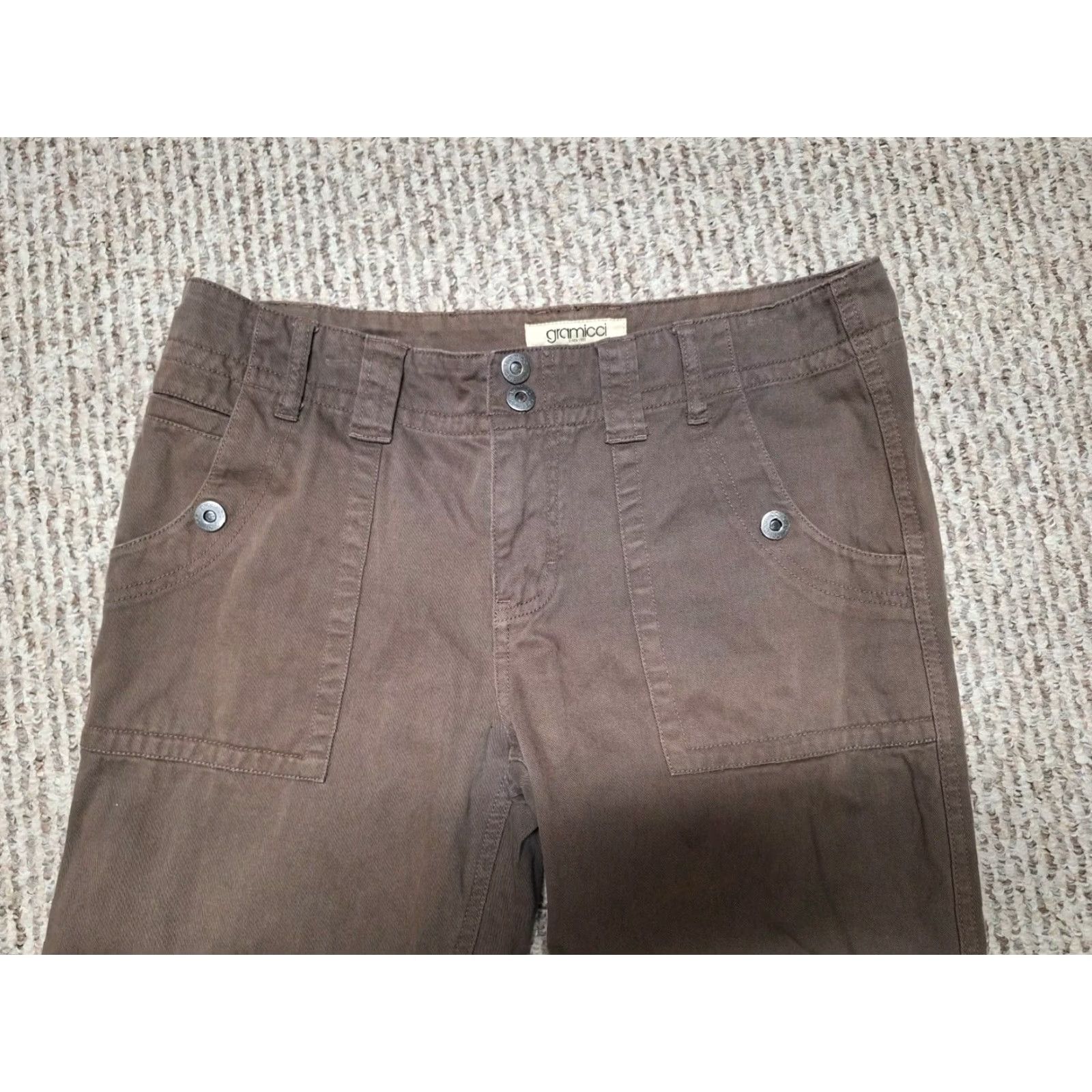 Gramicci VINTAGE Gramicci Pants Womens Size 8 Brown USA Cotton 8 Womens Size 30" / US 8 / IT 44 - 4 Thumbnail