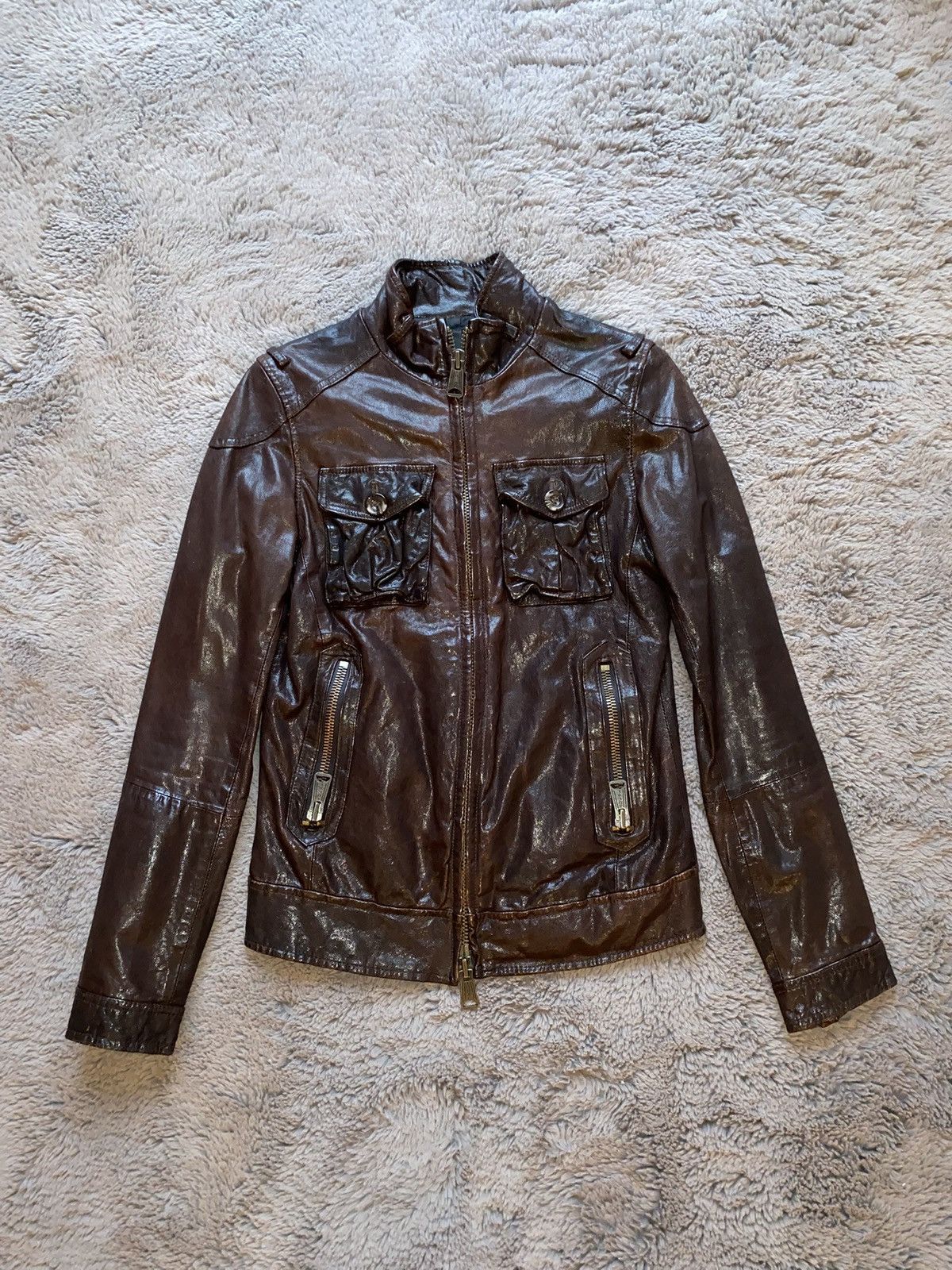 BUFFALO BOBS Buffalo Bobs Leather Jacket Size S / US 4 / IT 40 - 1 Thumbnail