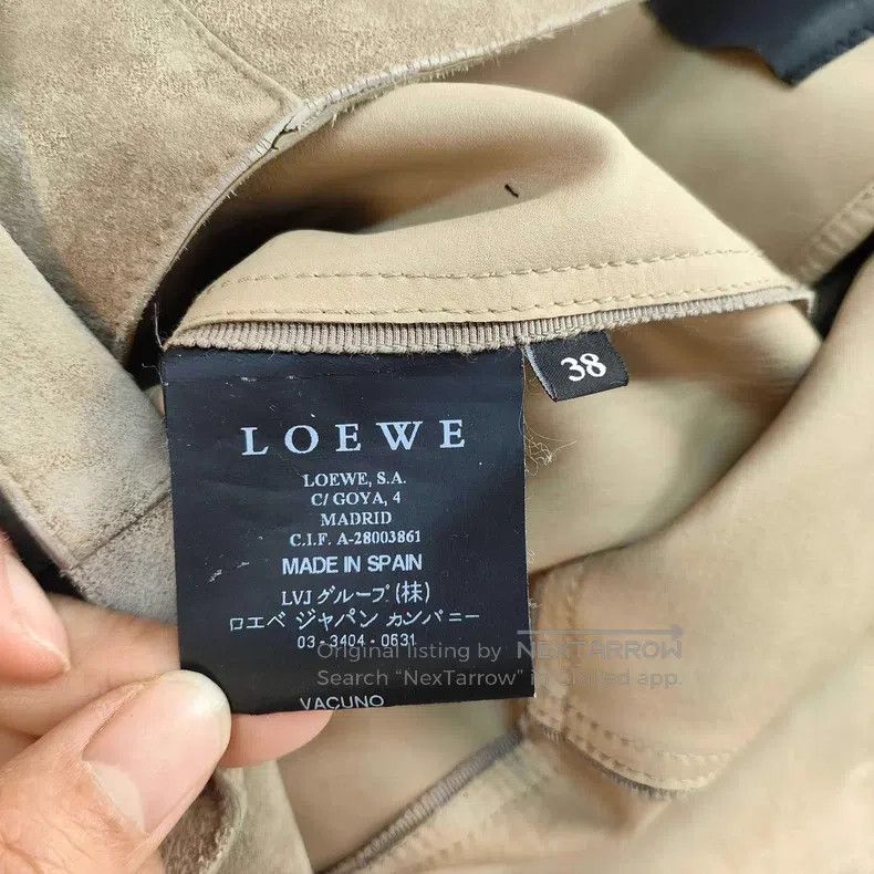 Loewe Loewe Beige Cowhide suede duster Size XS / US 0-2 / IT 36-38 - 5 Thumbnail