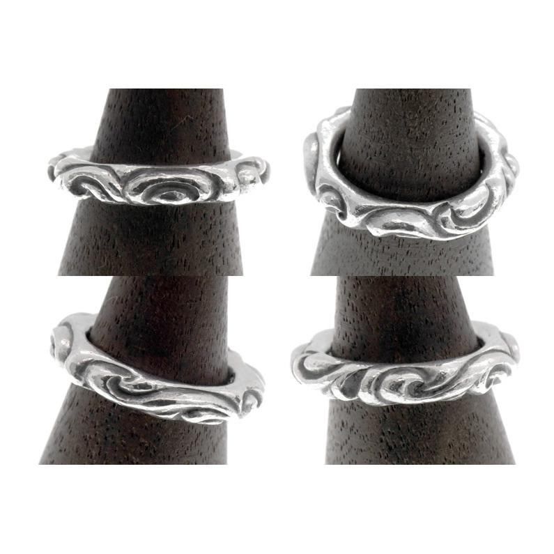Chrome Hearts 6.5 CHROME HEARTS SCROLL BAND RING silver Size ONE SIZE - 2 Thumbnail