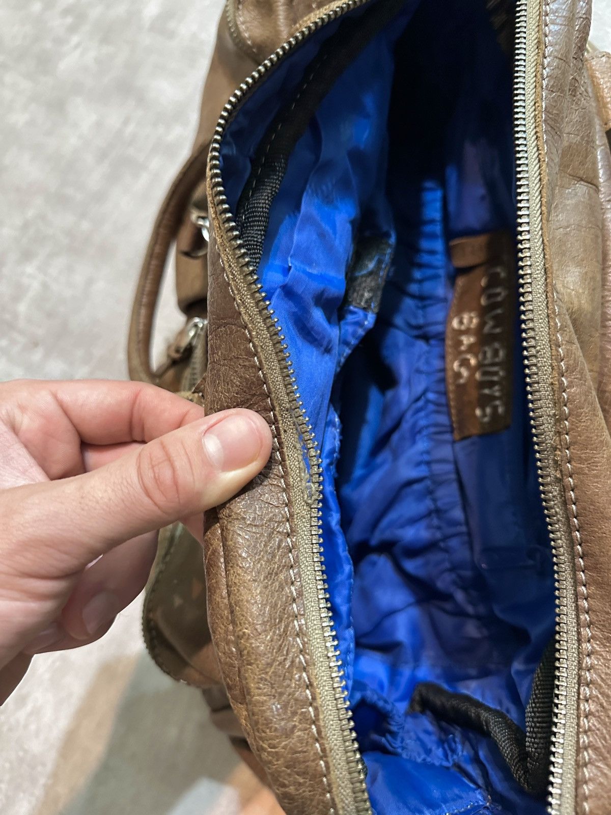 Genuine Leather The Diaperbag Cowboysbag Leather Crossbody/Shoulder Big Bag Size ONE SIZE - 5 Thumbnail