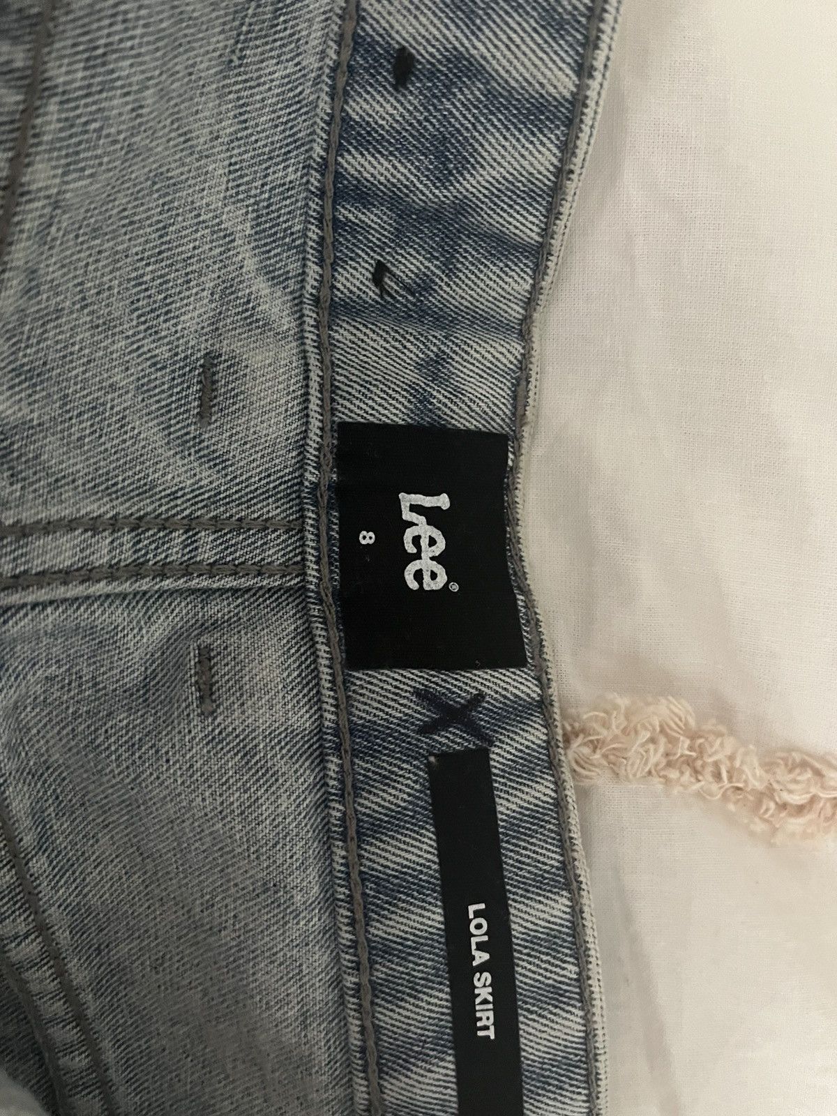 Lee LEE MINI SKIRT Size 30" / US 8 / IT 44 - 3 Thumbnail