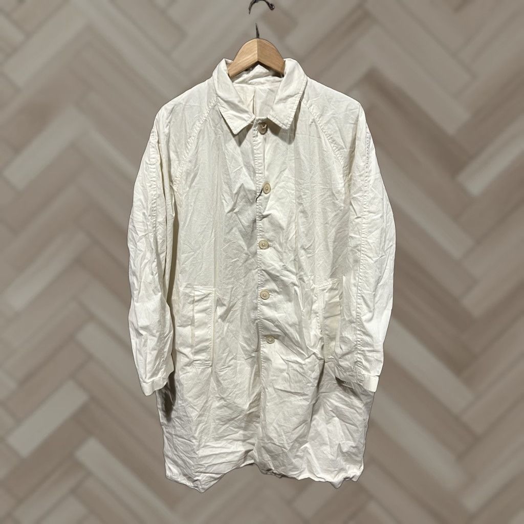 Zara Zara Women White Long Sleeve Pea Coat Jacket Size L Size L / US 10 / IT 46 - 1 Thumbnail