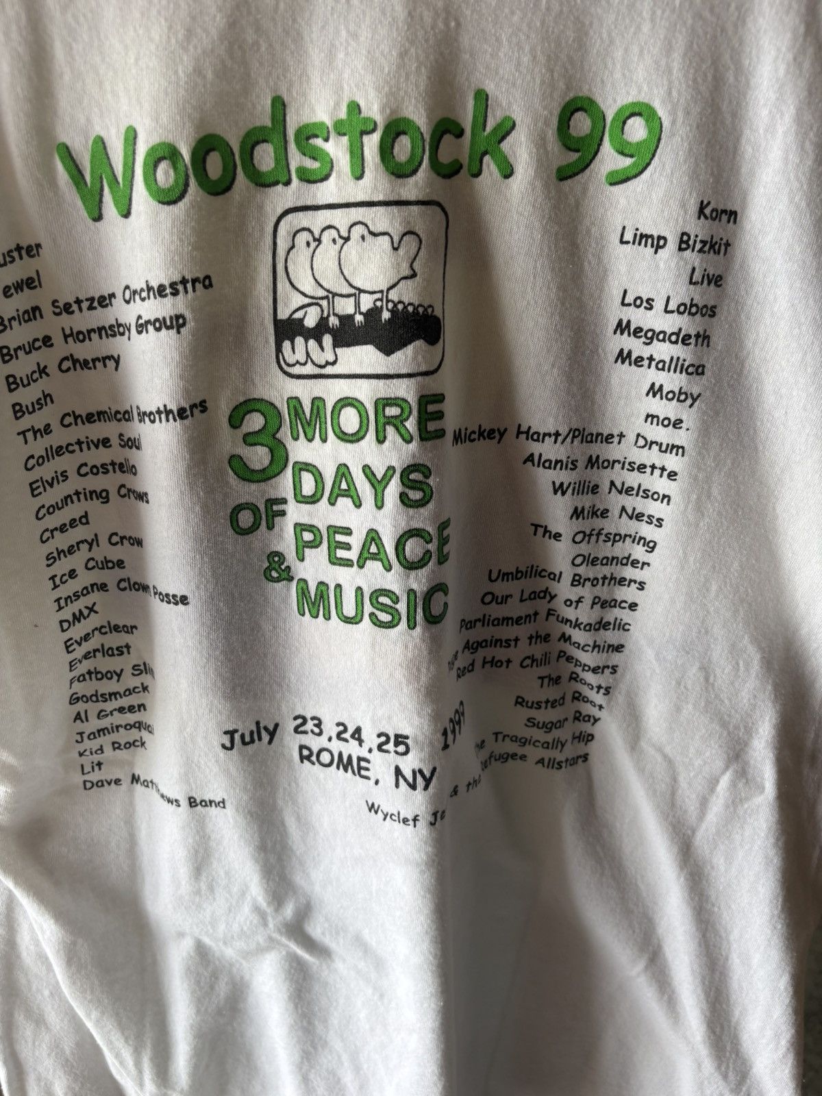 Band Tees 1999 Woodstock 30th anniversary T-Shirt Size US L / EU 52-54 / 3 - 7 Thumbnail