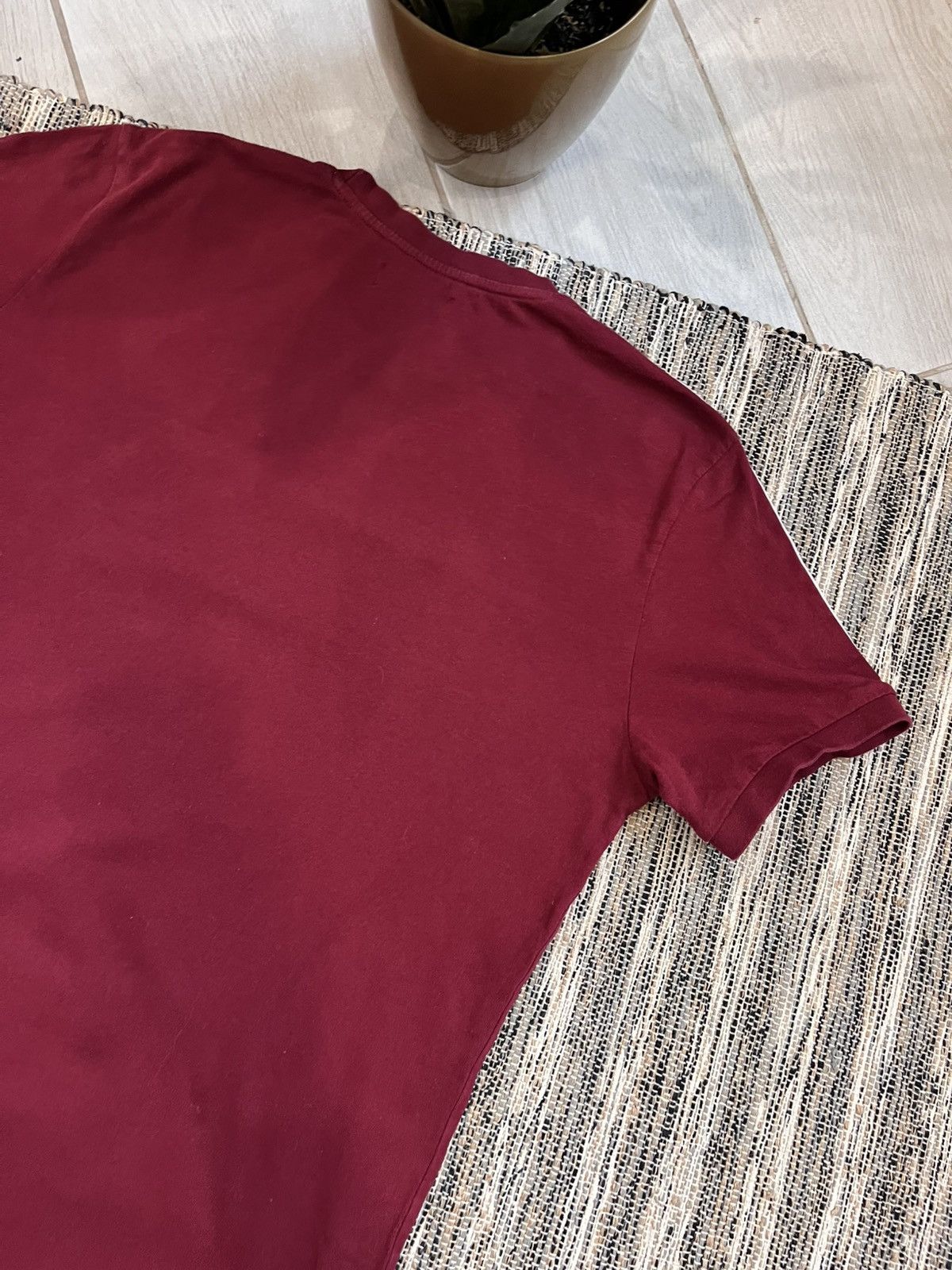 Adidas × Vintage Vintage Adidas Tshirt Blank red sportswear minimalistic tee Size US M / EU 48-50 / 2 - 10 Thumbnail
