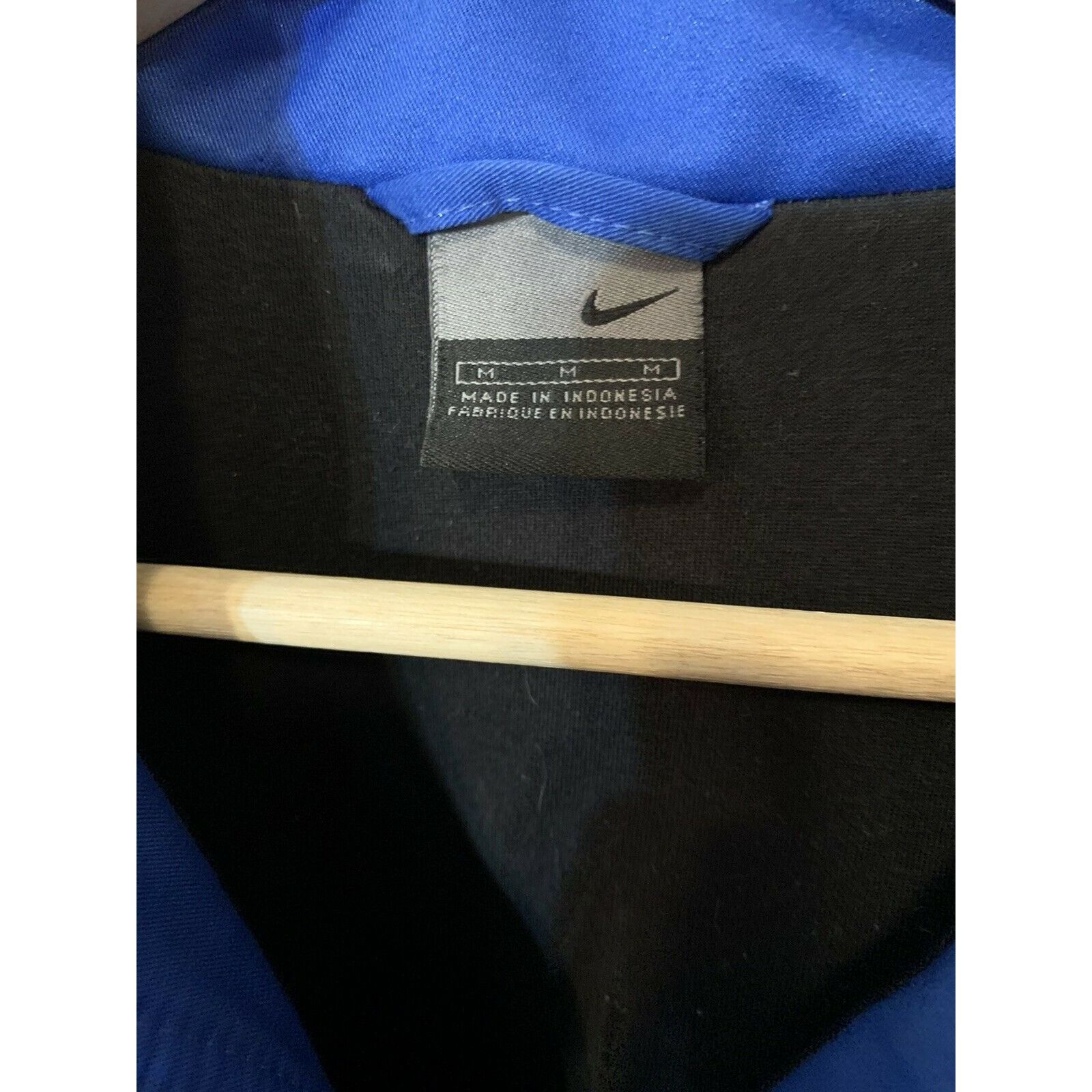 Nike Vintage Men’s Nike Jacket Sz Medium Full Zip Blue Polyester Size US M / EU 48-50 / 2 - 2 Thumbnail