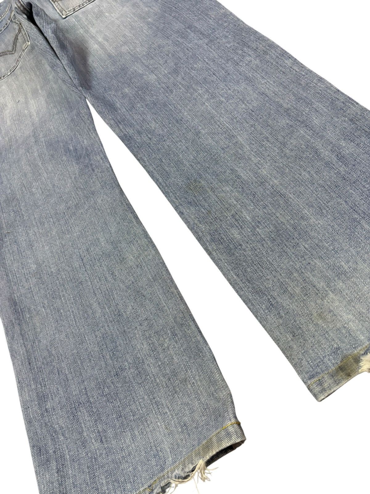 Edwin Vtg Edwin Japan 403 Distressed Jeans Size US 33 - 7 Thumbnail