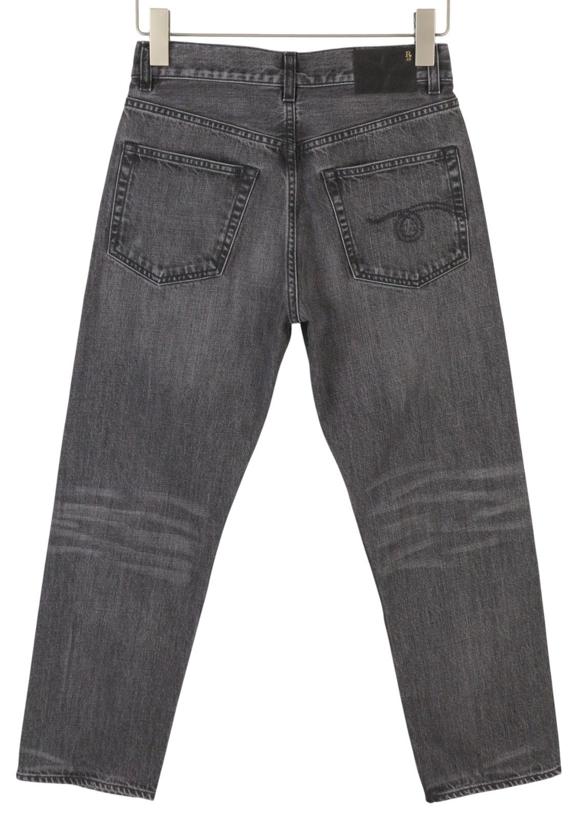 R13 BOYFRIEND 23 Wilson Black Whiskers Faded Zip PS25 86680 Size 23" - 2 Thumbnail