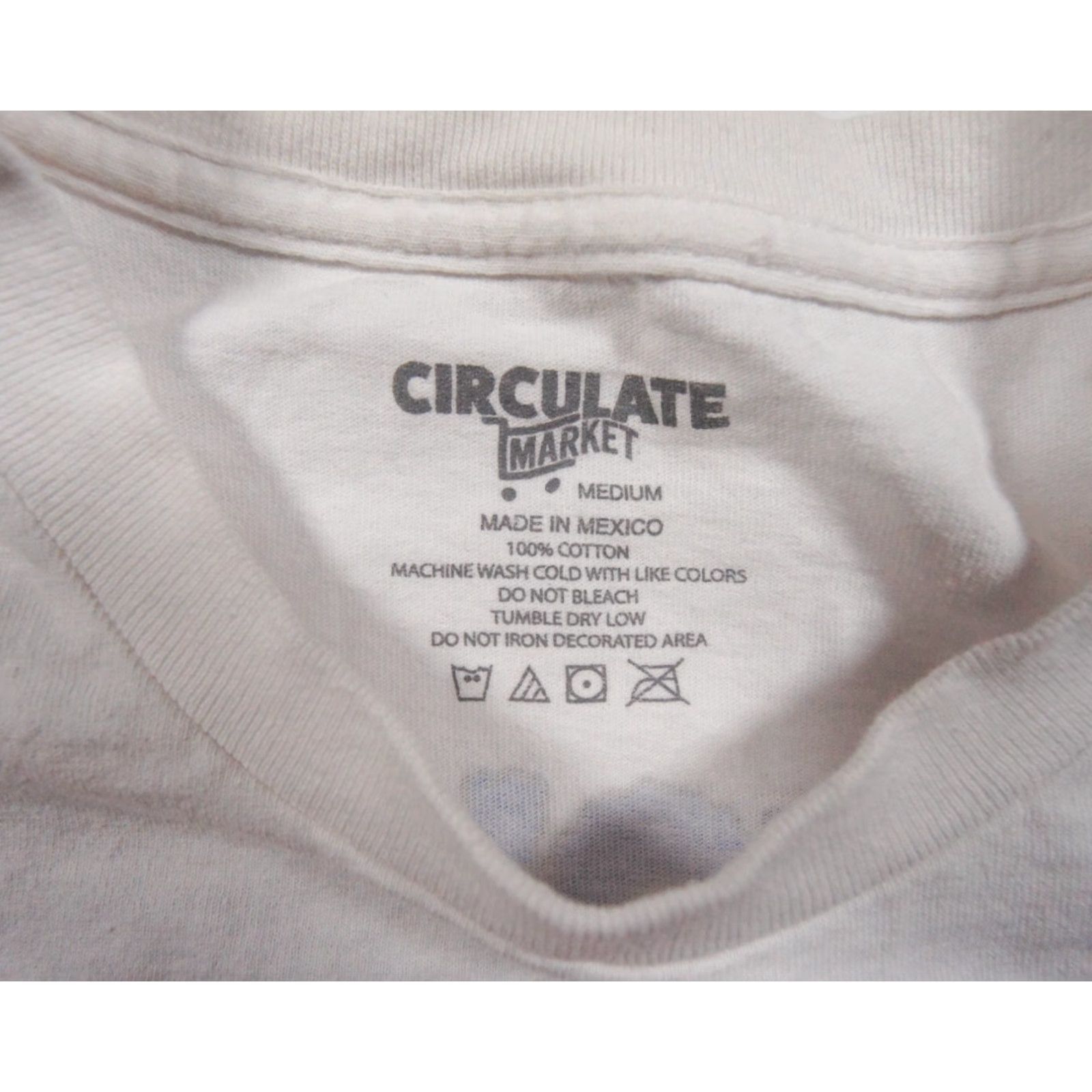 Vintage Circulate Shirt Mens Medium White Streetwear Tee All Seasons Carrots Art Camp Logo Vintage: No Size US M / EU 48-50 / 2 - 6 Thumbnail