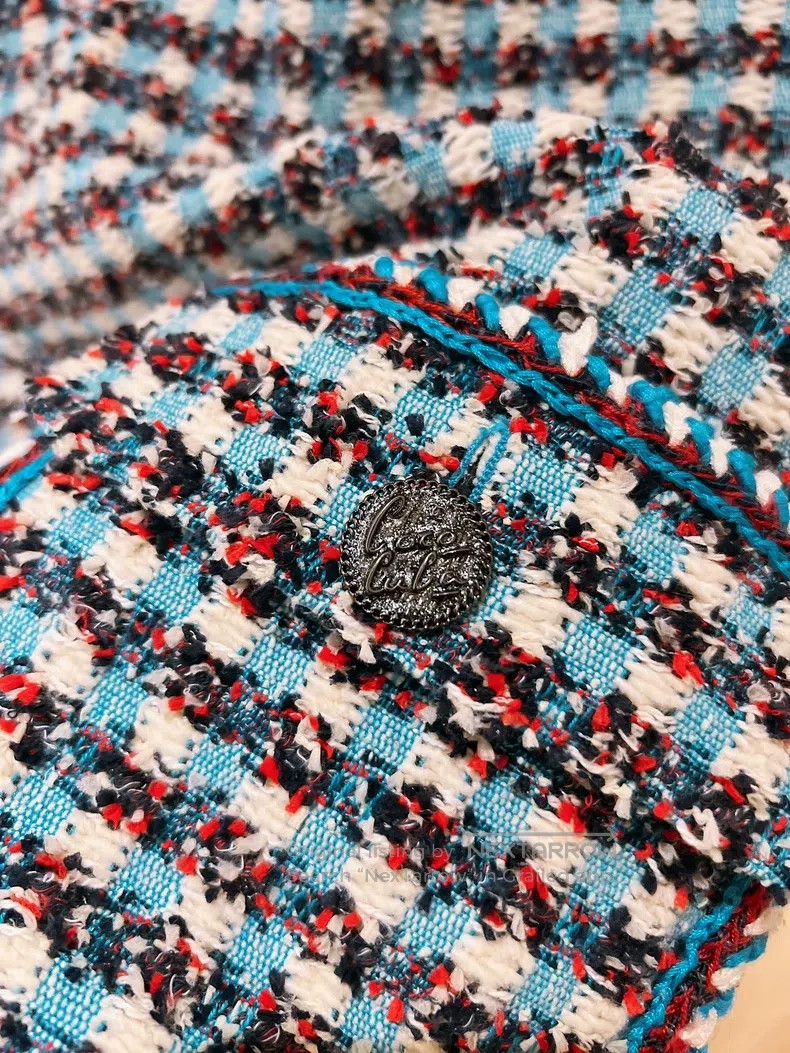 Chanel Chanel Cuban series red, white and blue tweed dress Size XXS / US 00 / IT 34 - 5 Thumbnail