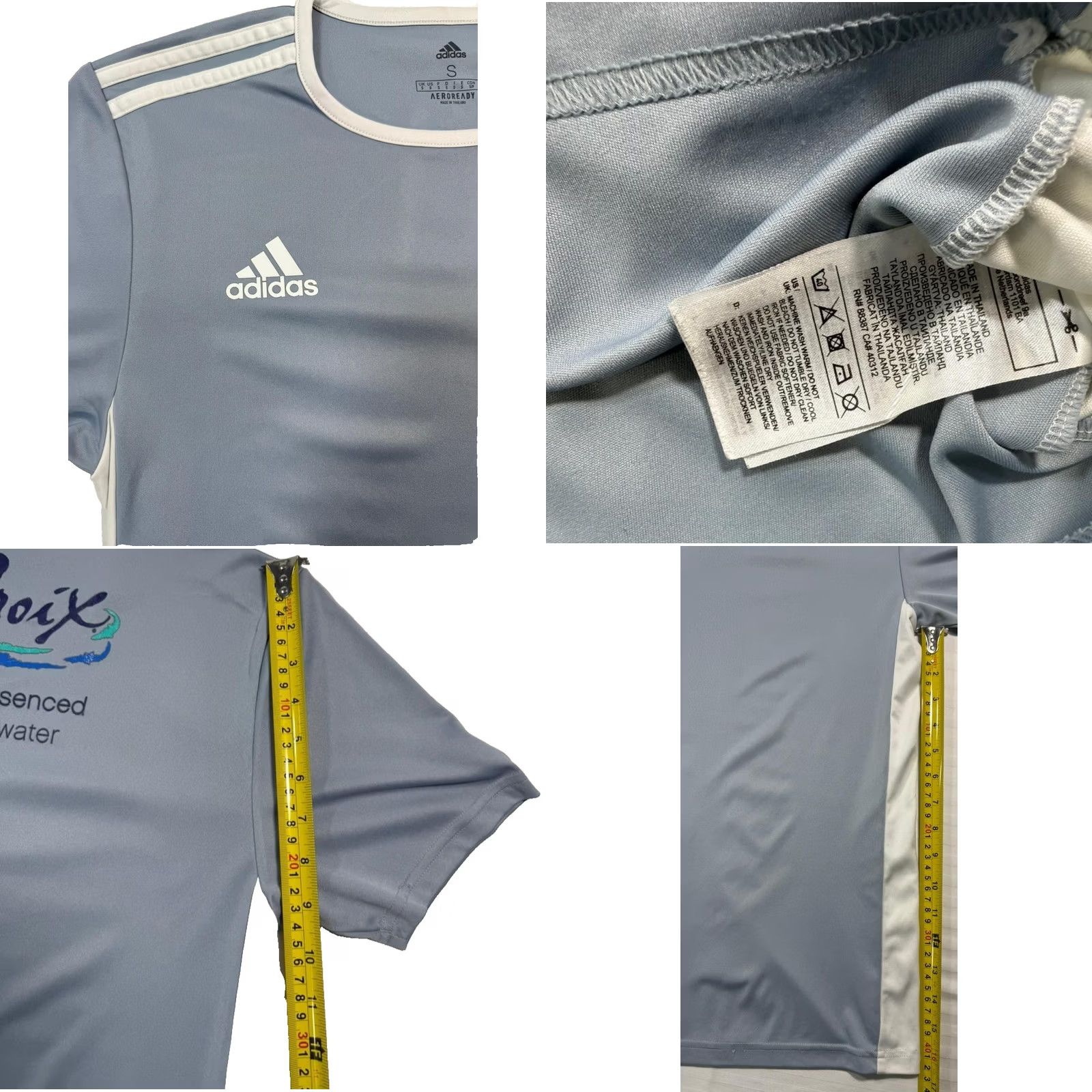Adidas Adidas Men'S Grey Aeroready Nefc Soccer Jersey Lacroix Graphics Size S Shirt Mens Gray Soccer Jersey Size US S / EU 44-46 / 1 - 8 Thumbnail