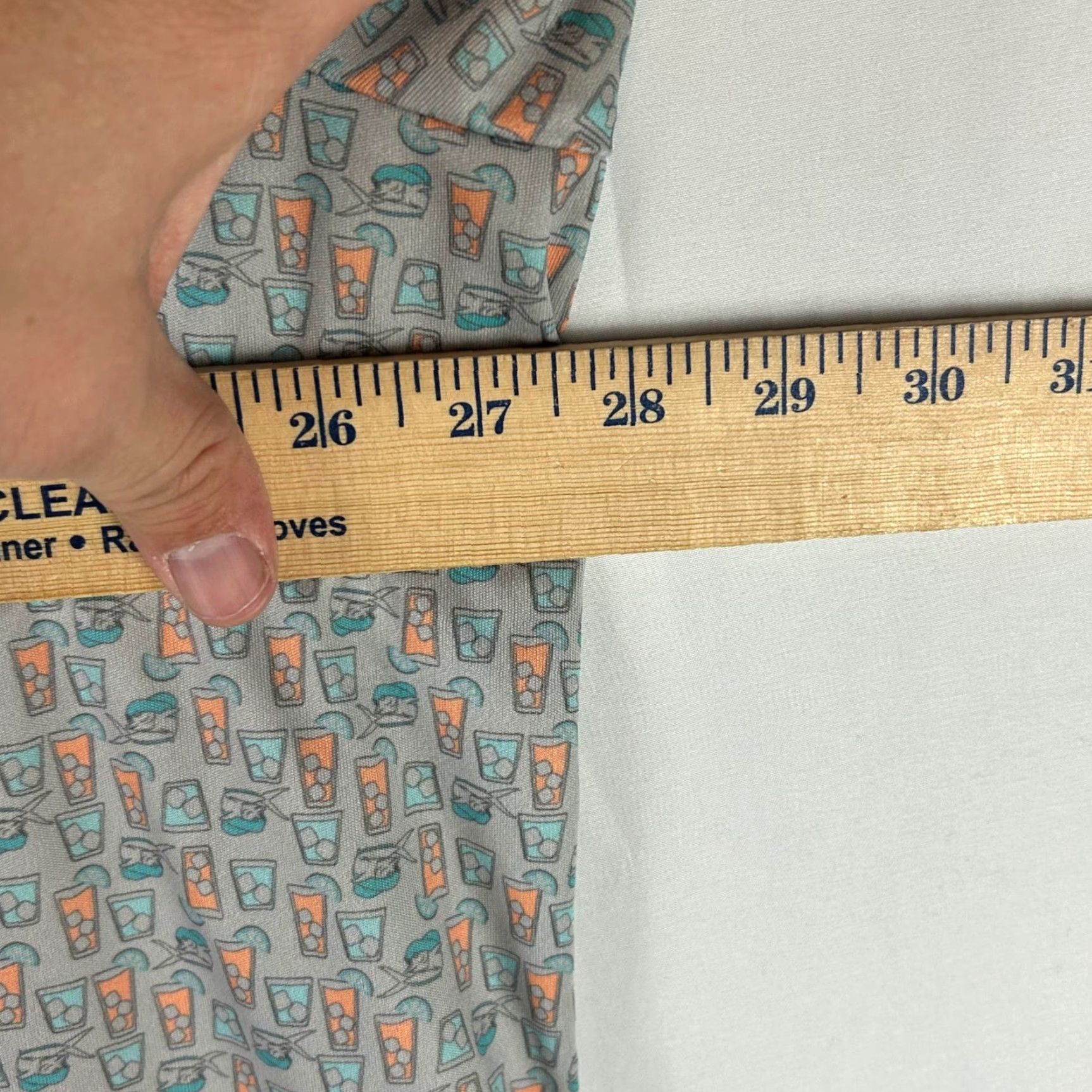 Vintage Huk Polo Shirt Mens XXXL Grey Multi Cocktail Print Performance All Over Print Polo Shirt Mens XXXL Grey Multi Cocktail Print Size US XXL / EU 58 / 5 - 5 Thumbnail