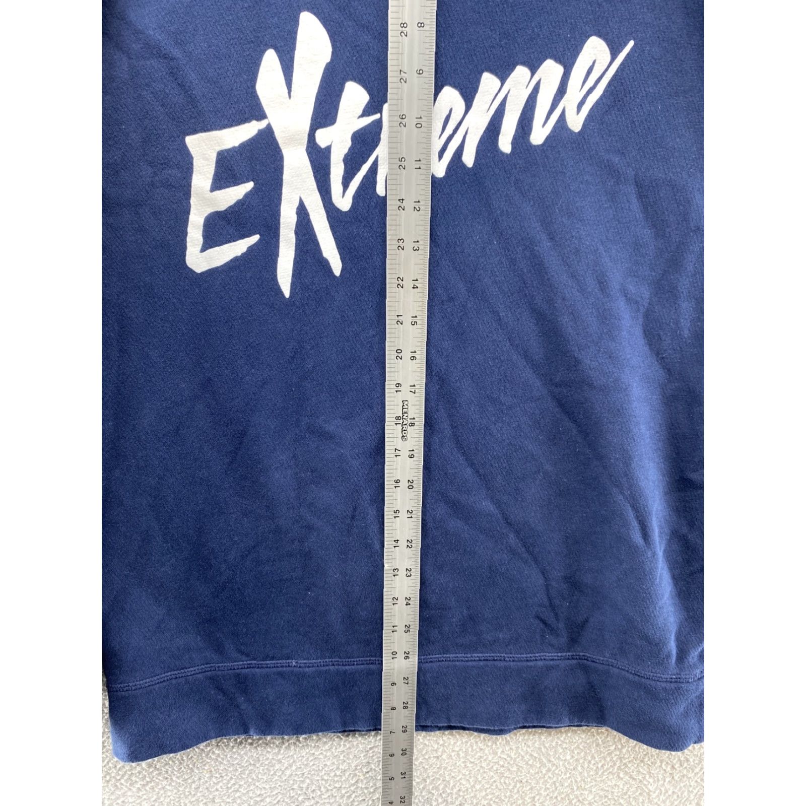 Adidas adidas Extreme Blue Pullover Sweatshirt Hoodie Men L Blue Modern Comfort All Seasons Mens Size US L / EU 52-54 / 3 - 7 Thumbnail