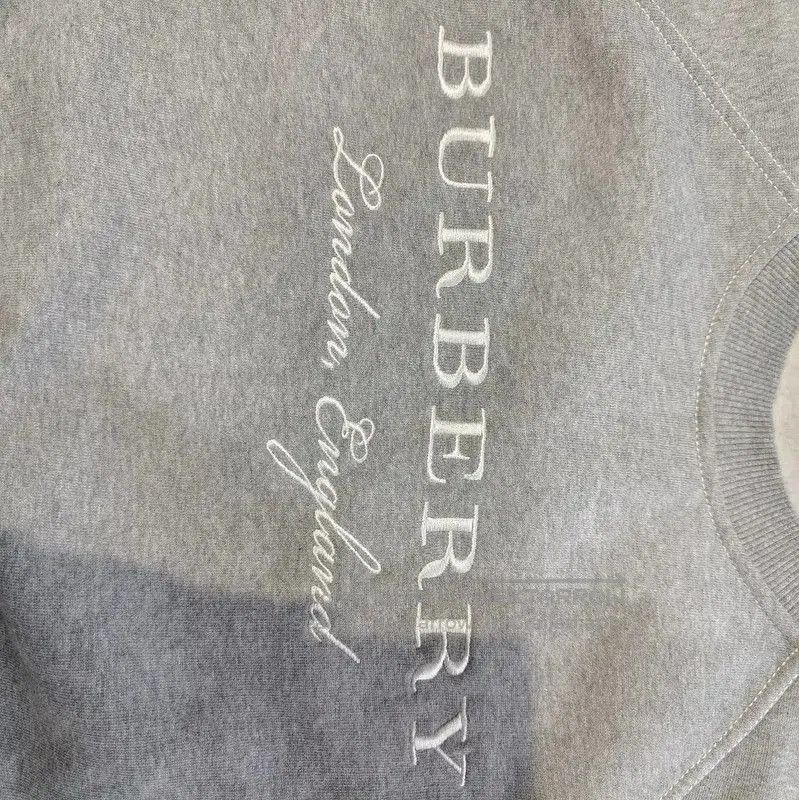 MR & MRS ITALY Burberry Gray Cotton Women's Sweatshirt. Size M / US 6-8 / IT 42-44 - 4 Thumbnail