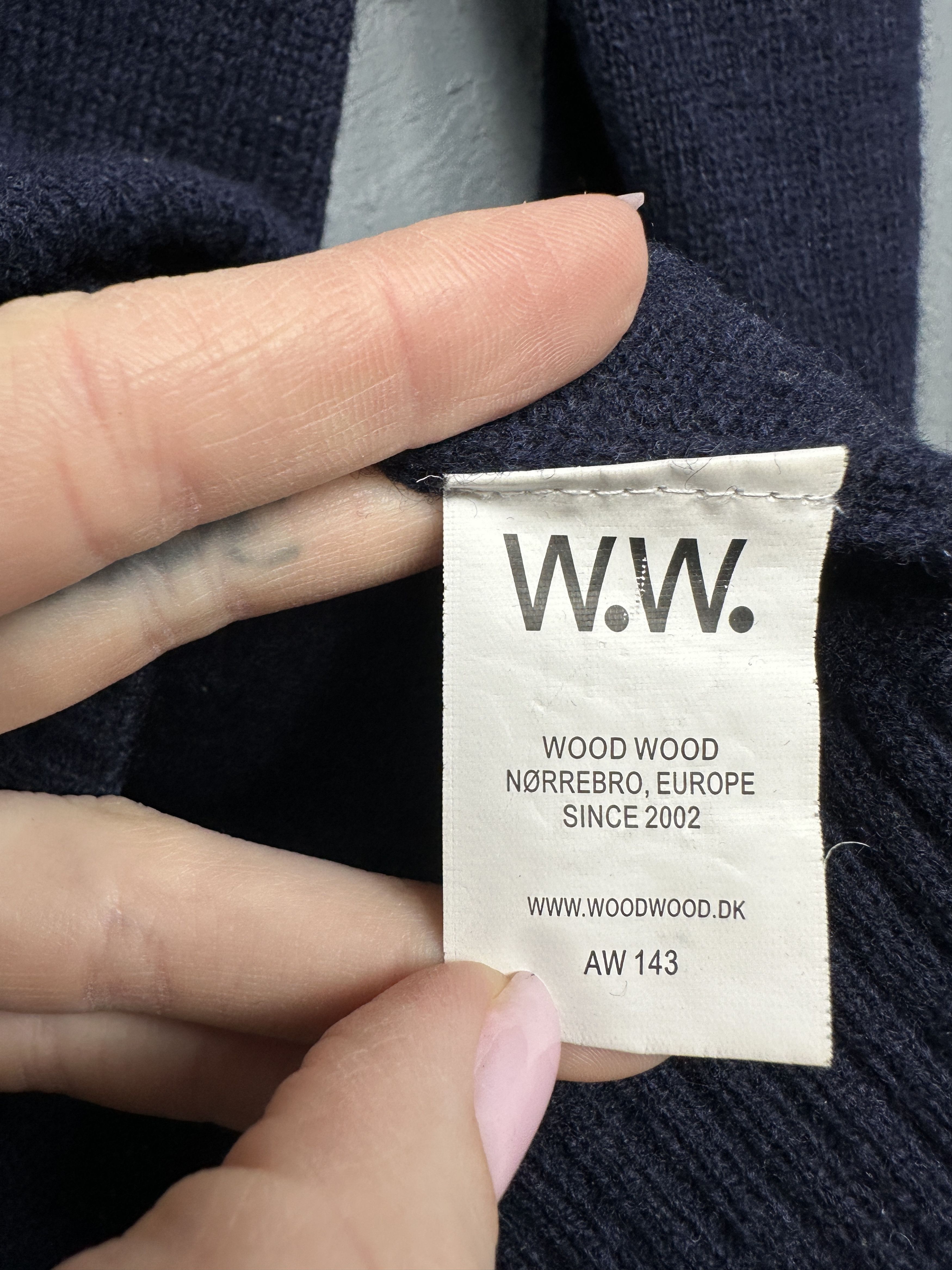 Wood Wood Wood Wood LAWN Mens Wool Knit Sweater Size US S / EU 44-46 / 1 - 4 Thumbnail