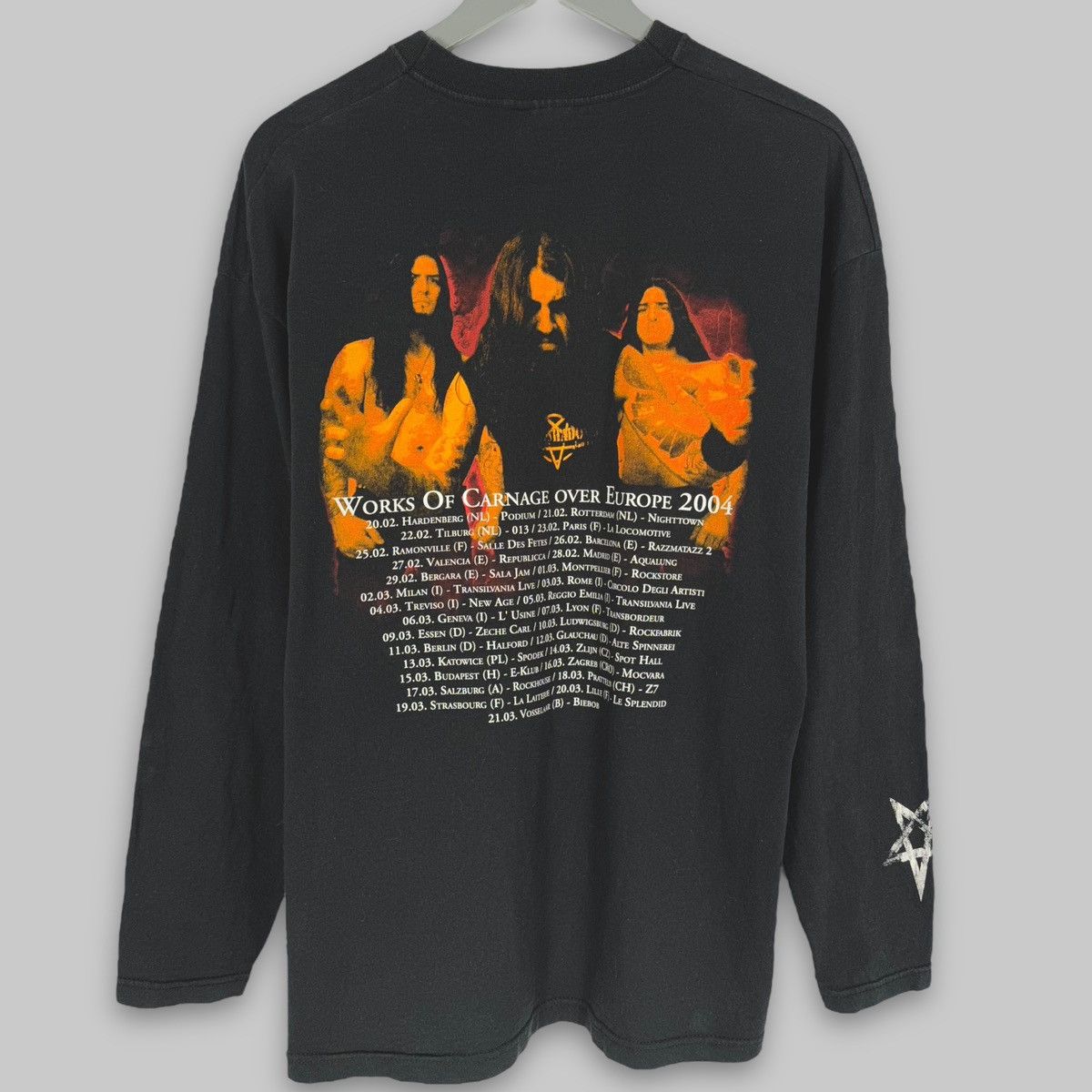 Band Tees × Rock T Shirt × Vintage Vintage 2003 Krisiun Works Of 