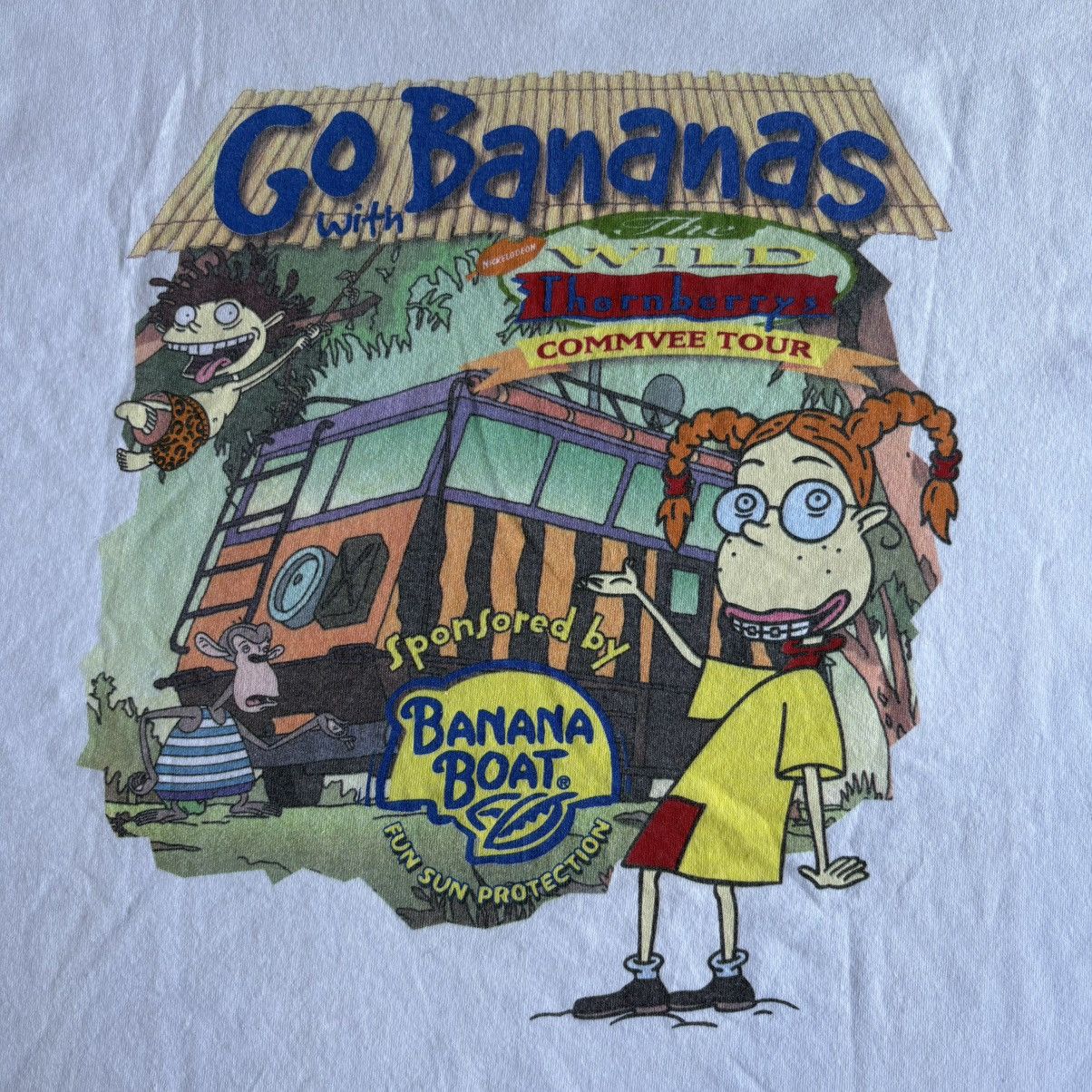 Nickelodeon Vintage Cartoon Tee Nickelodeon The Wild Thornberrys Family Size US XL / EU 56 / 4 - 5 Thumbnail