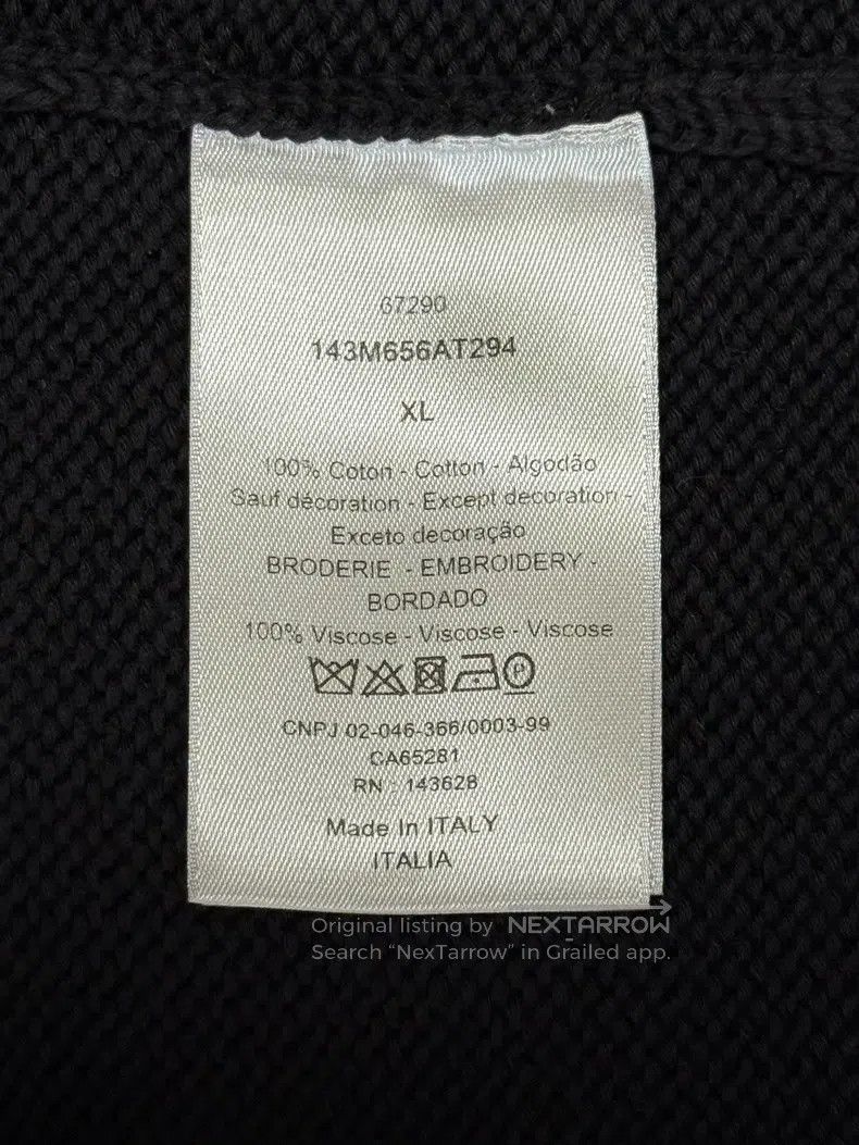 Dior Dior Black knitted short sleeves Size US XL / EU 56 / 4 - 8 Thumbnail