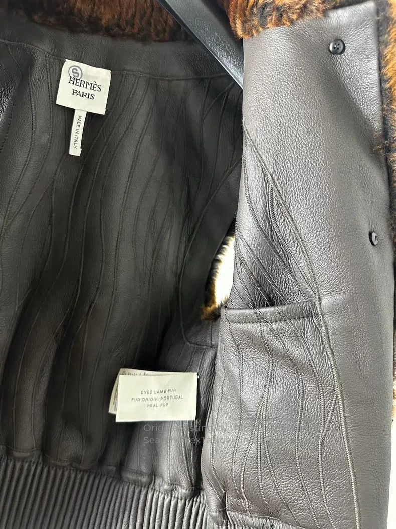 Hermes Hermes Portuguese Origin Gradation Fading Wool Fur Vest wi Size XXS / US 00 / IT 34 - 5 Thumbnail