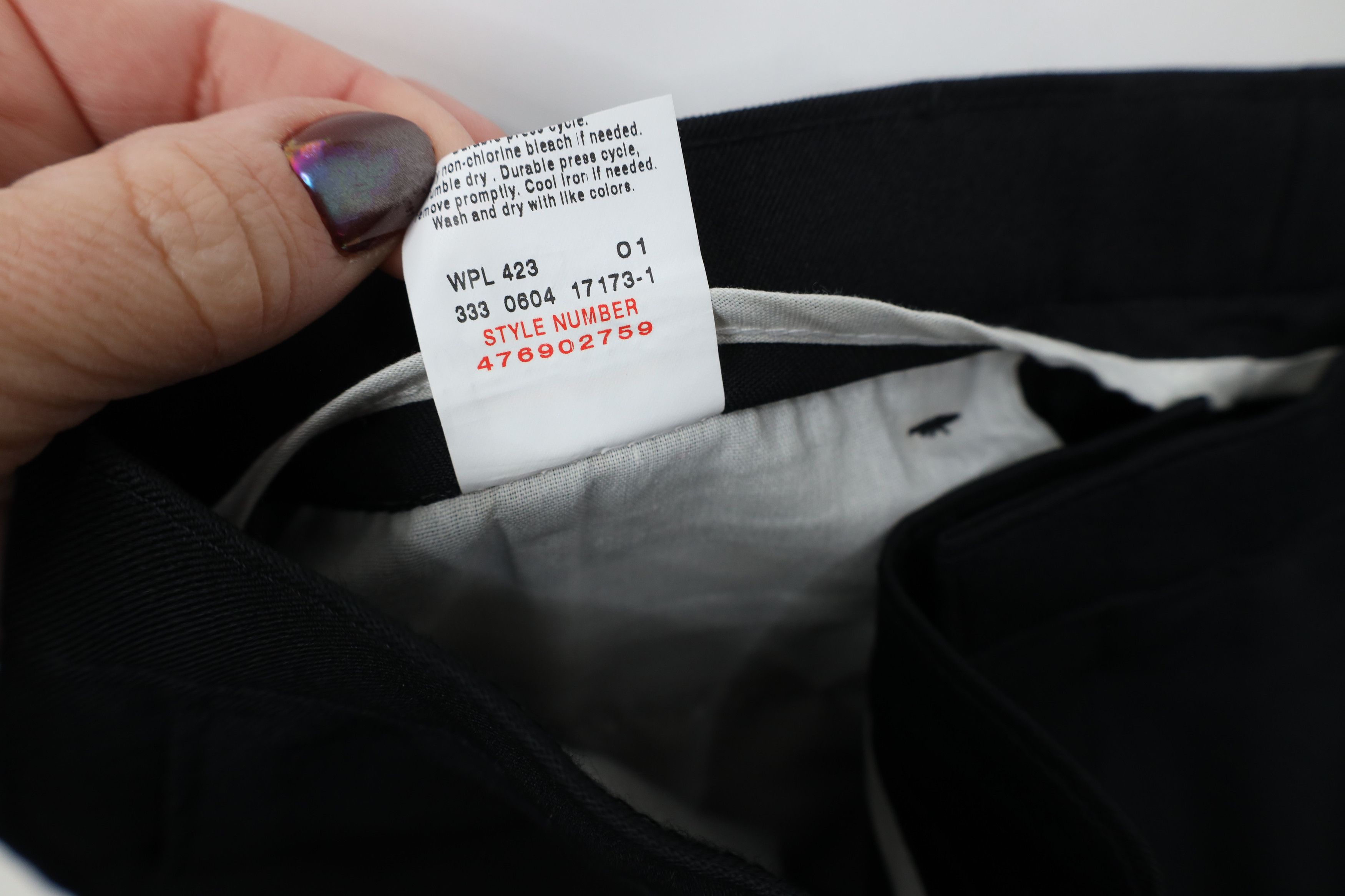 Levi's Vintage Y2K 2004 Levis Wide Leg Chino Pants Trousers Black Size US 32 / EU 48 - 8 Thumbnail