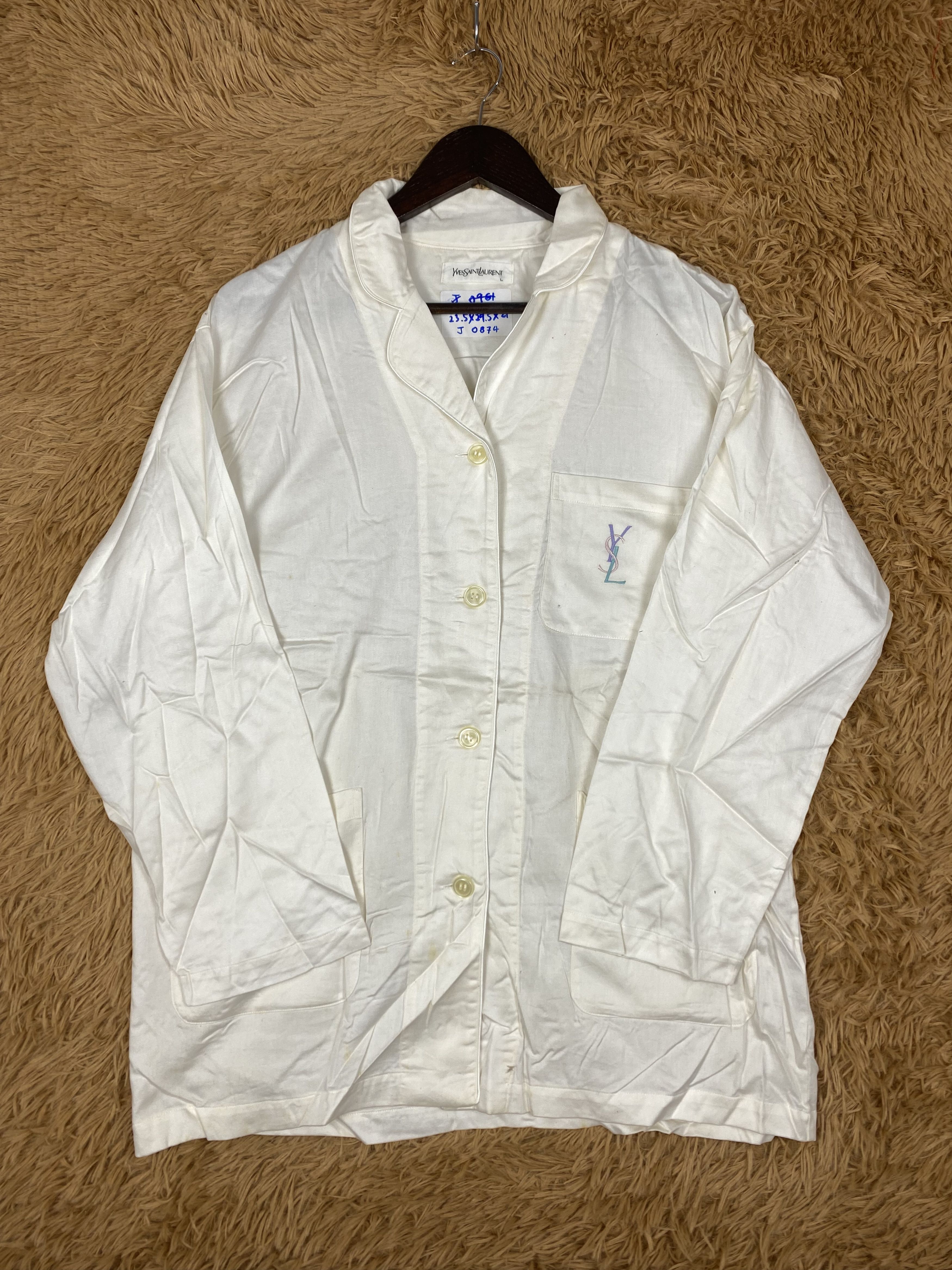 Yves Saint Laurent Vintage Yves Saint Laurent Button Jacket DJ0874 Size US L / EU 52-54 / 3 - 4 Thumbnail