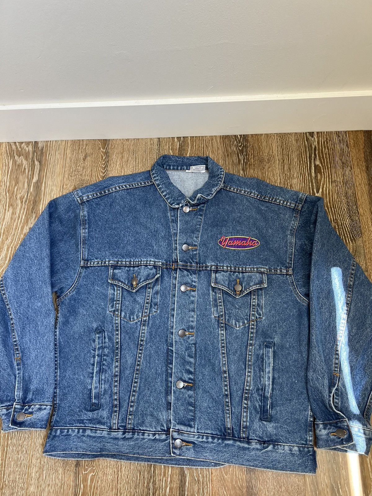 Vintage × Yamaha Vintage yamaha motor co. Denim jacket Size US L / EU 52-54 / 3 - 2 Thumbnail