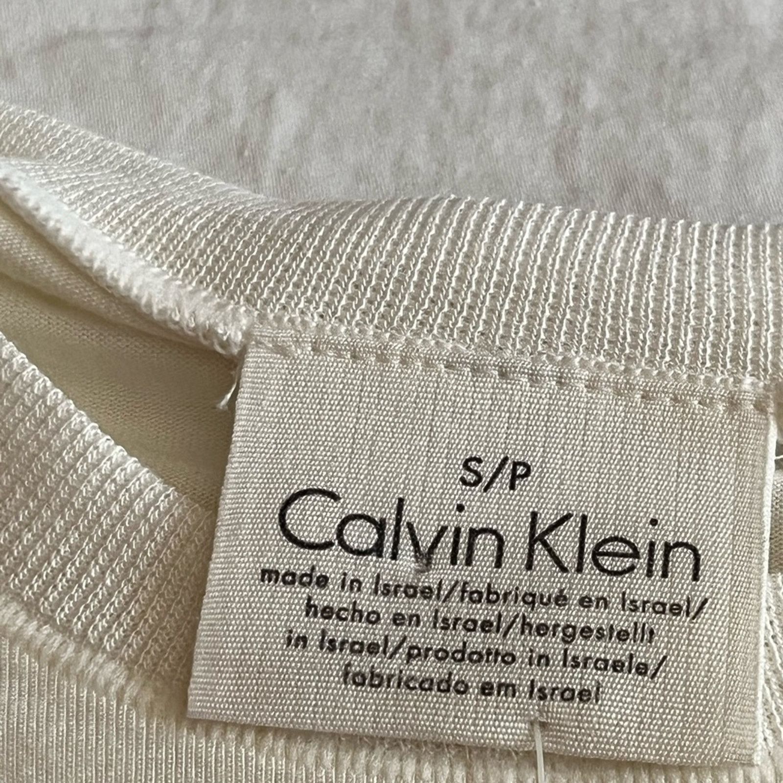 Calvin Klein Calvin Klein Shirt 1pc Simply Smooth Crew Cream Size S NWT Size US S / EU 44-46 / 1 - 3 Thumbnail