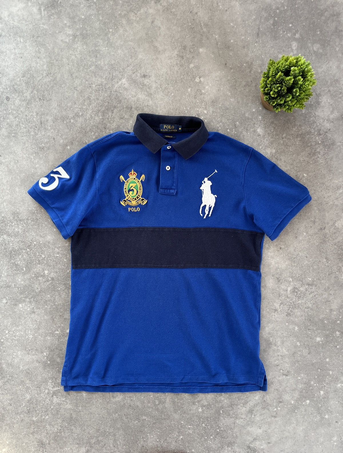 Ralph Lauren Big Logo Polo Shirt Chief Keef y2k Drill