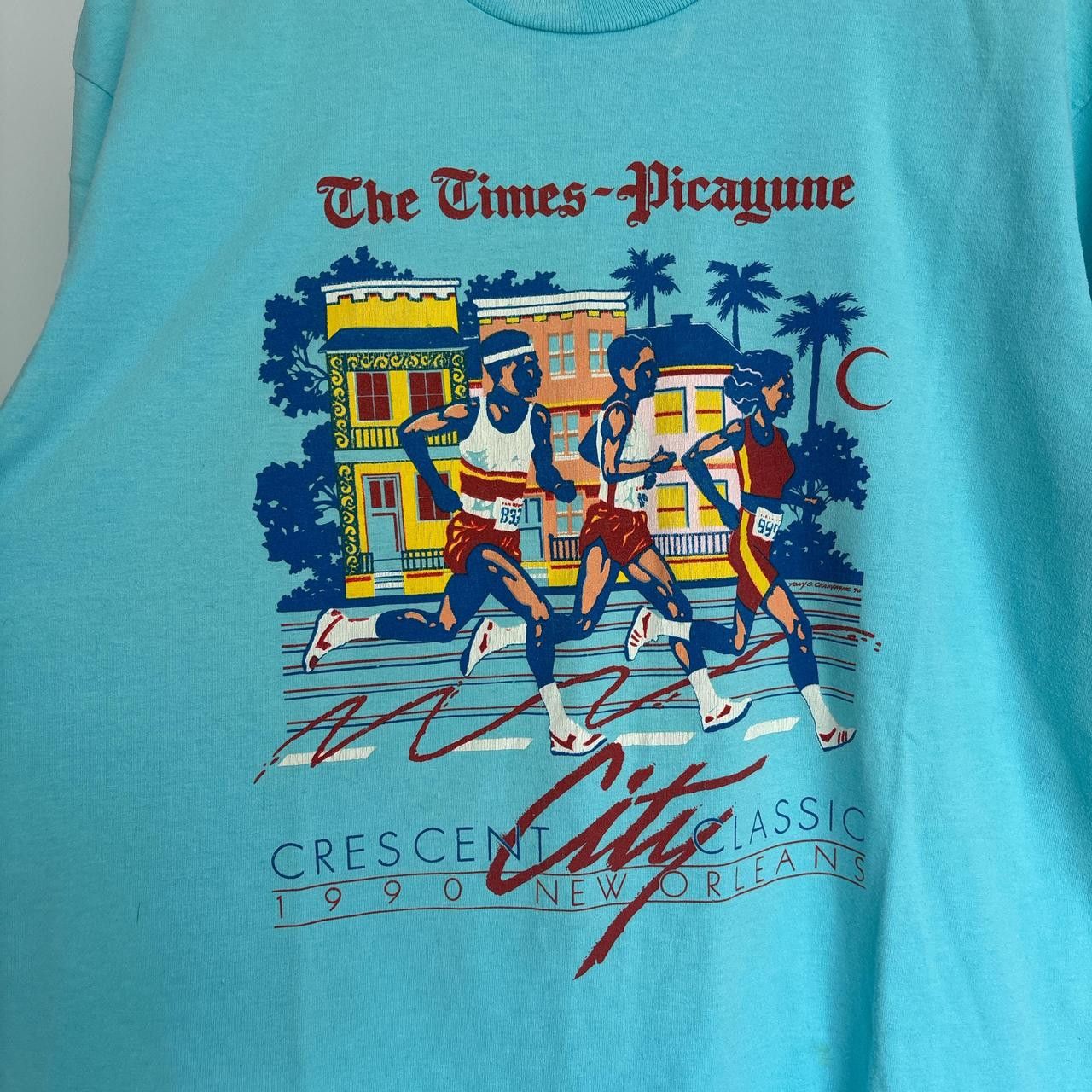 Other Vintage 1990 Marathon Shirt New Orleans Miller and Coke XL Size US XL / EU 56 / 4 - 2 Thumbnail
