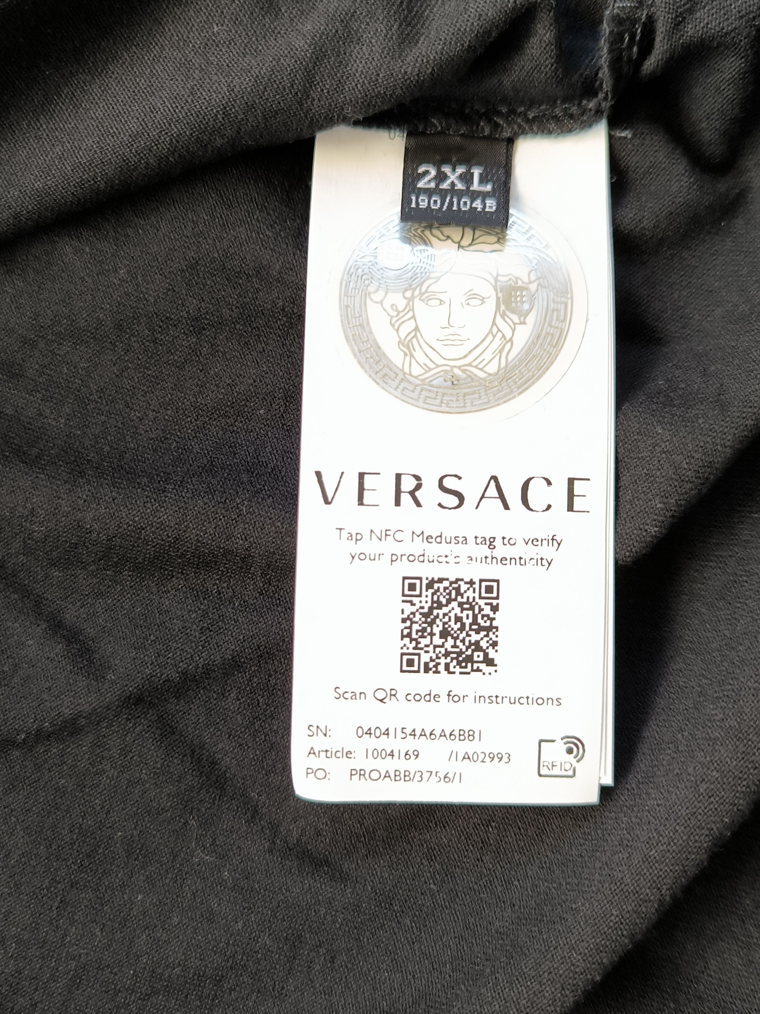 Versace Versace Medusa Psychedelic Graphic T-Shirt Black 2XL Size US XXL / EU 58 / 5 - 5 Thumbnail