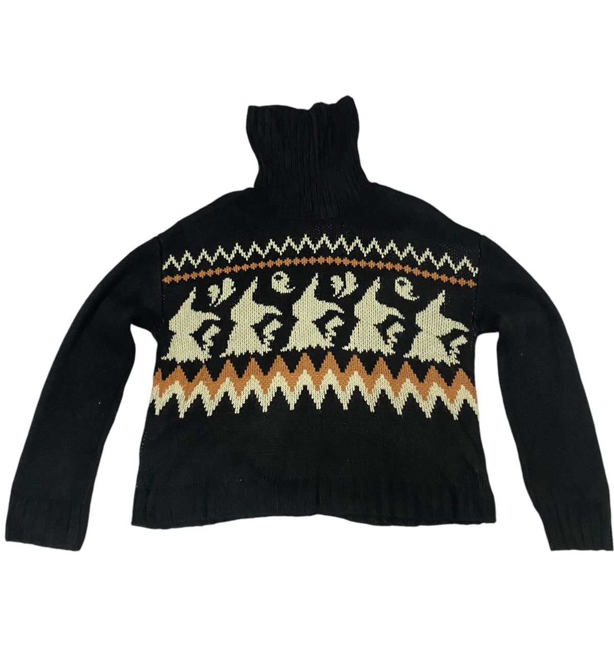 Pokeman x GU Navajo Style Turtle Neck Knit Sweater (C3)
