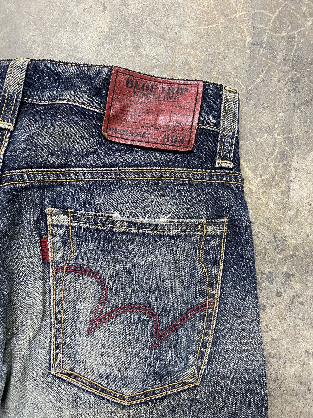 Edwin 🔥 Vintage Edwin Jeans distressed if six was nine Size US 32 / EU 48 - 18 Thumbnail
