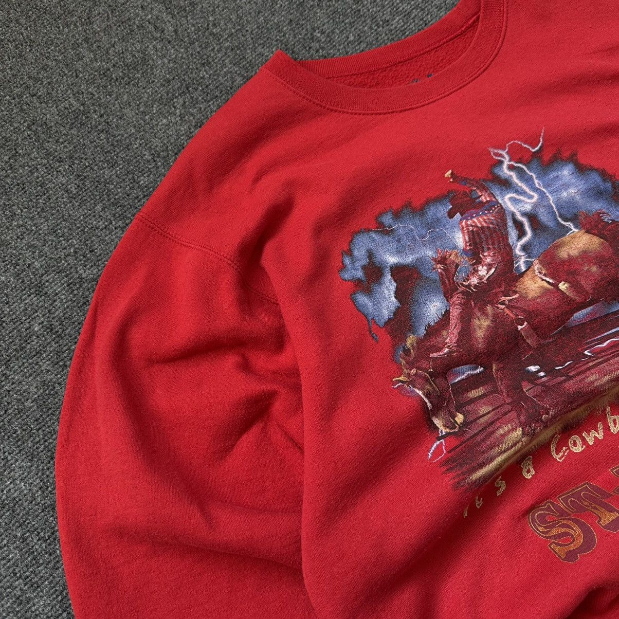 Y/Project VTG Western Style Sweatshirt Man’s Size M Hanes It’s a Cowbo Size US M / EU 48-50 / 2 - 7 Thumbnail