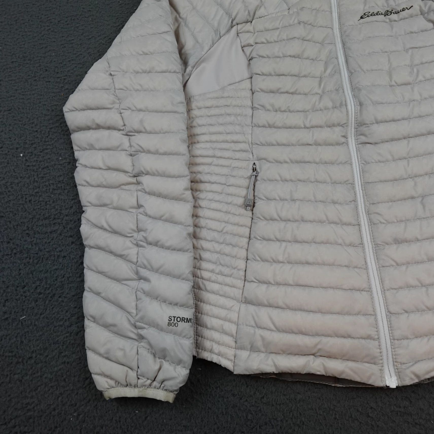 Eddie Bauer Eddie Bauer Jacket Womens XS White StormDown 800 Hooded Down Puffer Zip Size XS / US 0-2 / IT 36-38 - 3 Thumbnail
