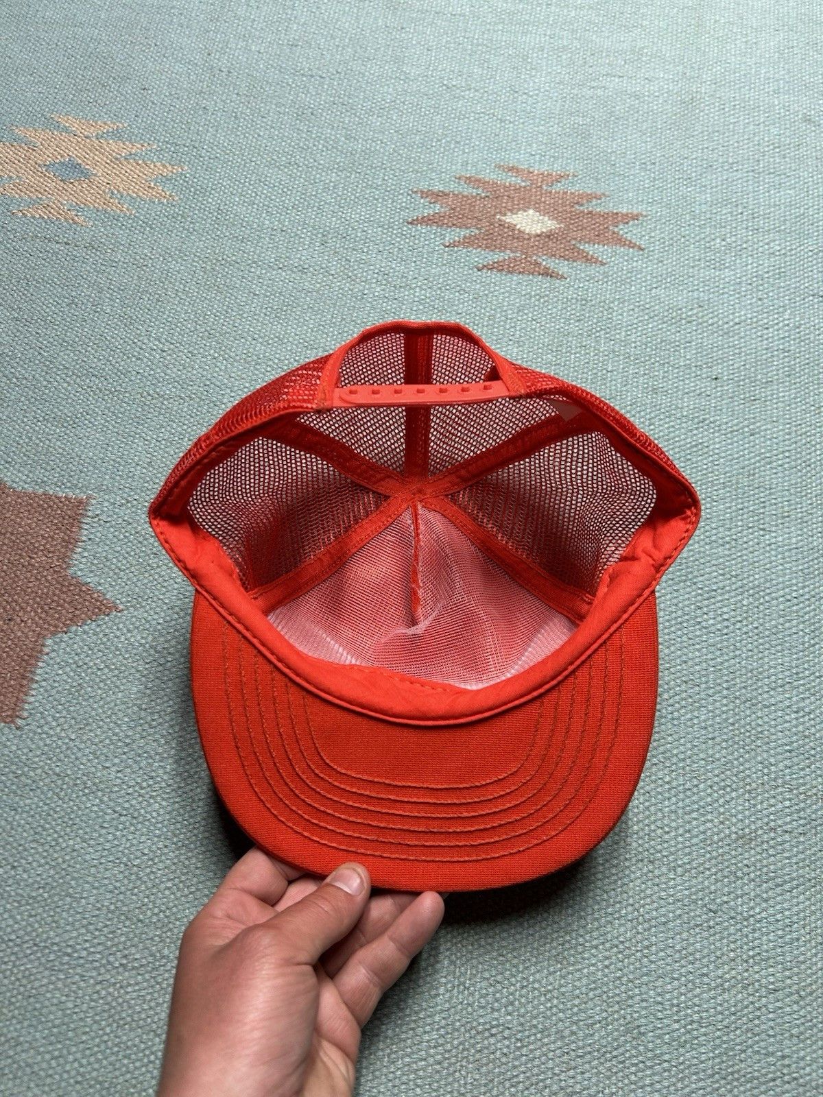 Vintage Vtg 80s trucker hat elect Clete Van Snepson committee USA Size ONE SIZE - 5 Thumbnail