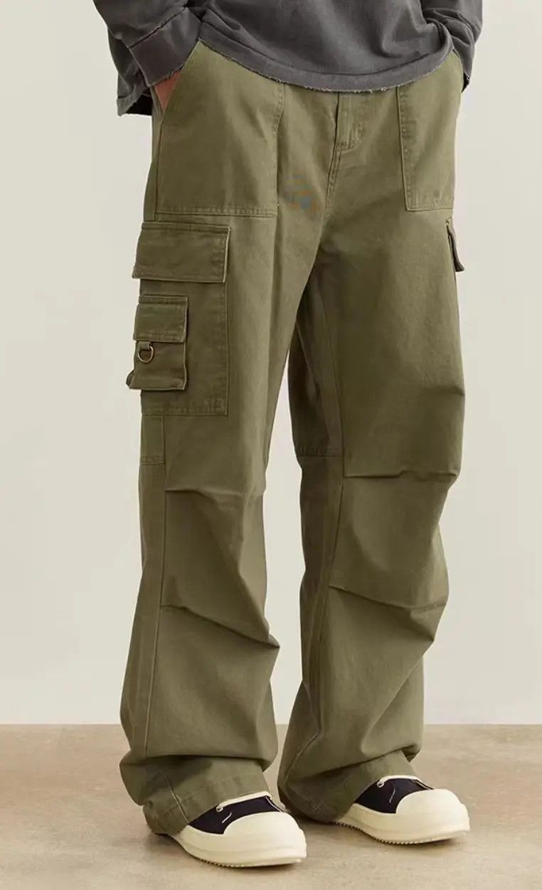 Japanese Brand × Jean Vintage distressed pleated straight leg work trousers Size US 30 / EU 46 - 3 Thumbnail