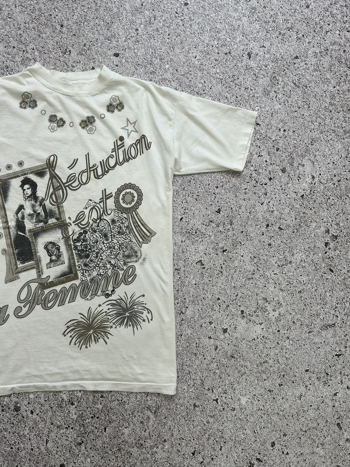 Vintage Vintage 1990s Seduction La Feminine Marilyn Monroe T-Shirt Size US XL / EU 56 / 4 - 3 Thumbnail