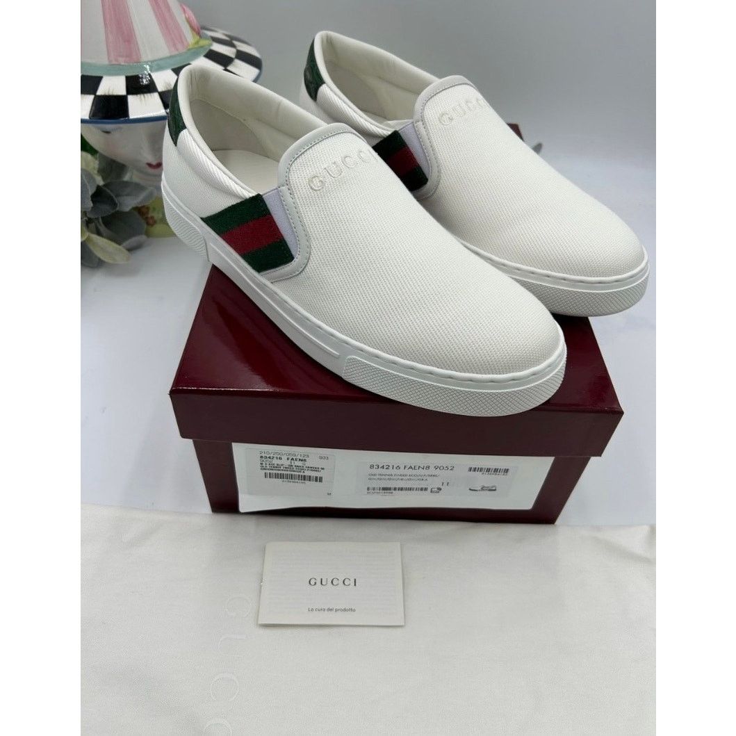 Gucci Men's Gucci ace slip on sneakers size 11 fits 11.5 US Size US 11.5 / EU 44-45 - 3 Thumbnail